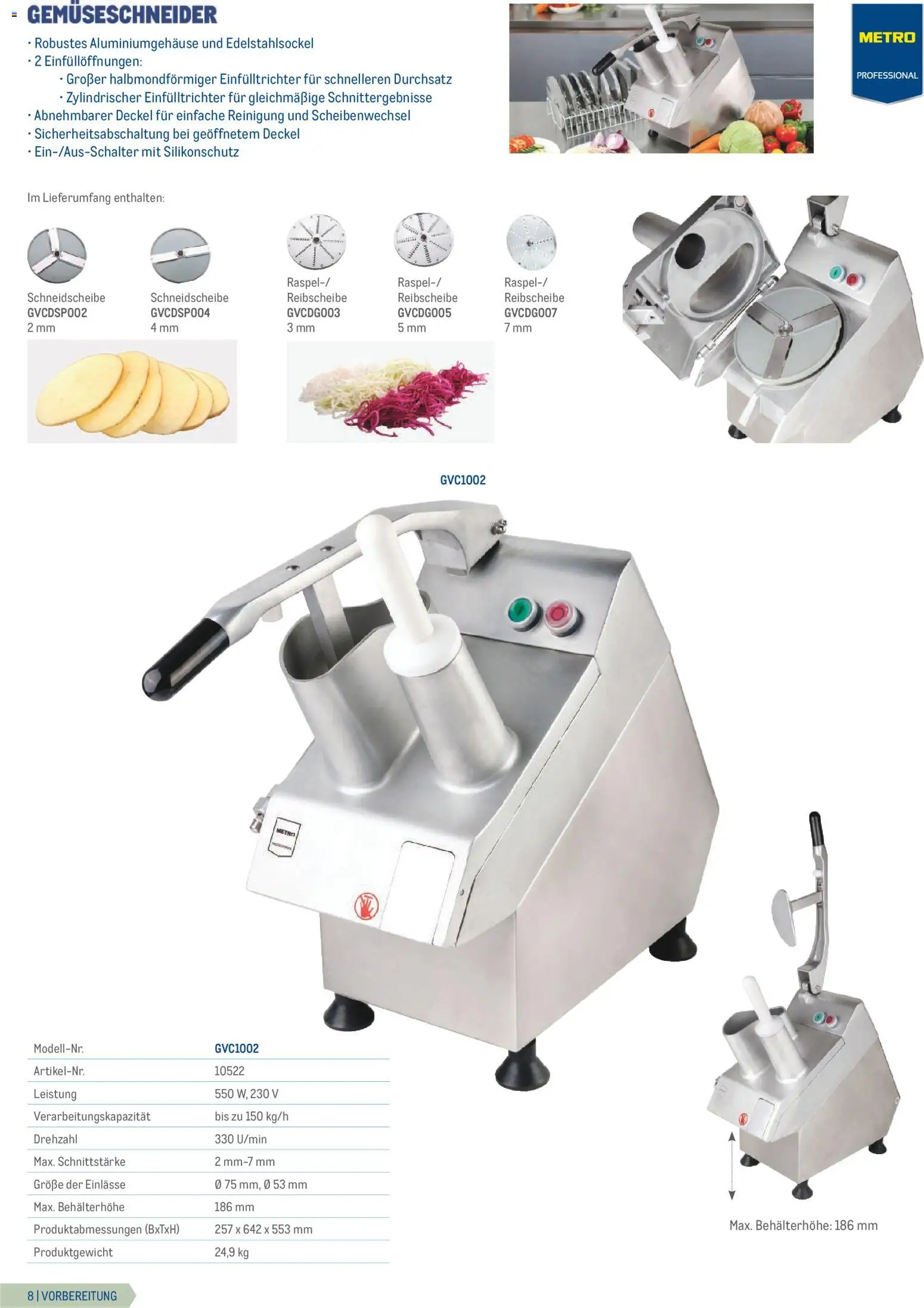 Metro Gastrogeräte gültig ab 23.02.2026 | Seite: 8