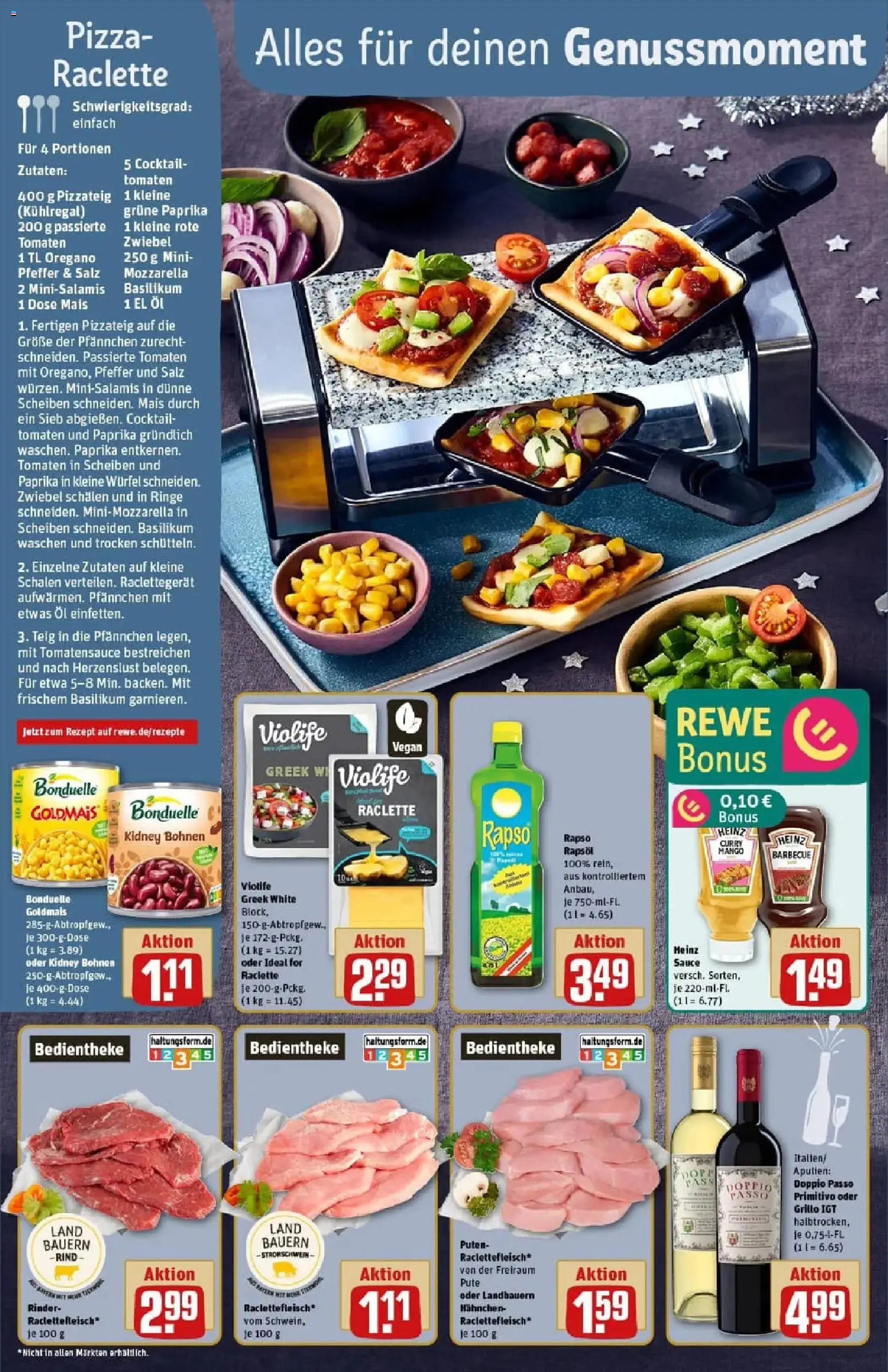 Rewe prospekt Arrach	 – gültig ab 22.12.2025 | Seite: 2 | Produkte: Öl, Mozzarella, Salz, Pizza