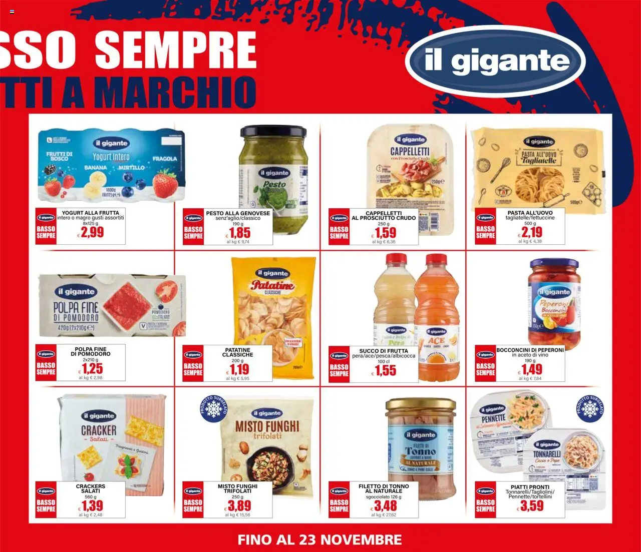 Volantino Il Gigante del 13.10.2025 | Pagina: 3 | Prodotti: Prosciutto Crudo, Patatine, Prosciutto, Aceto