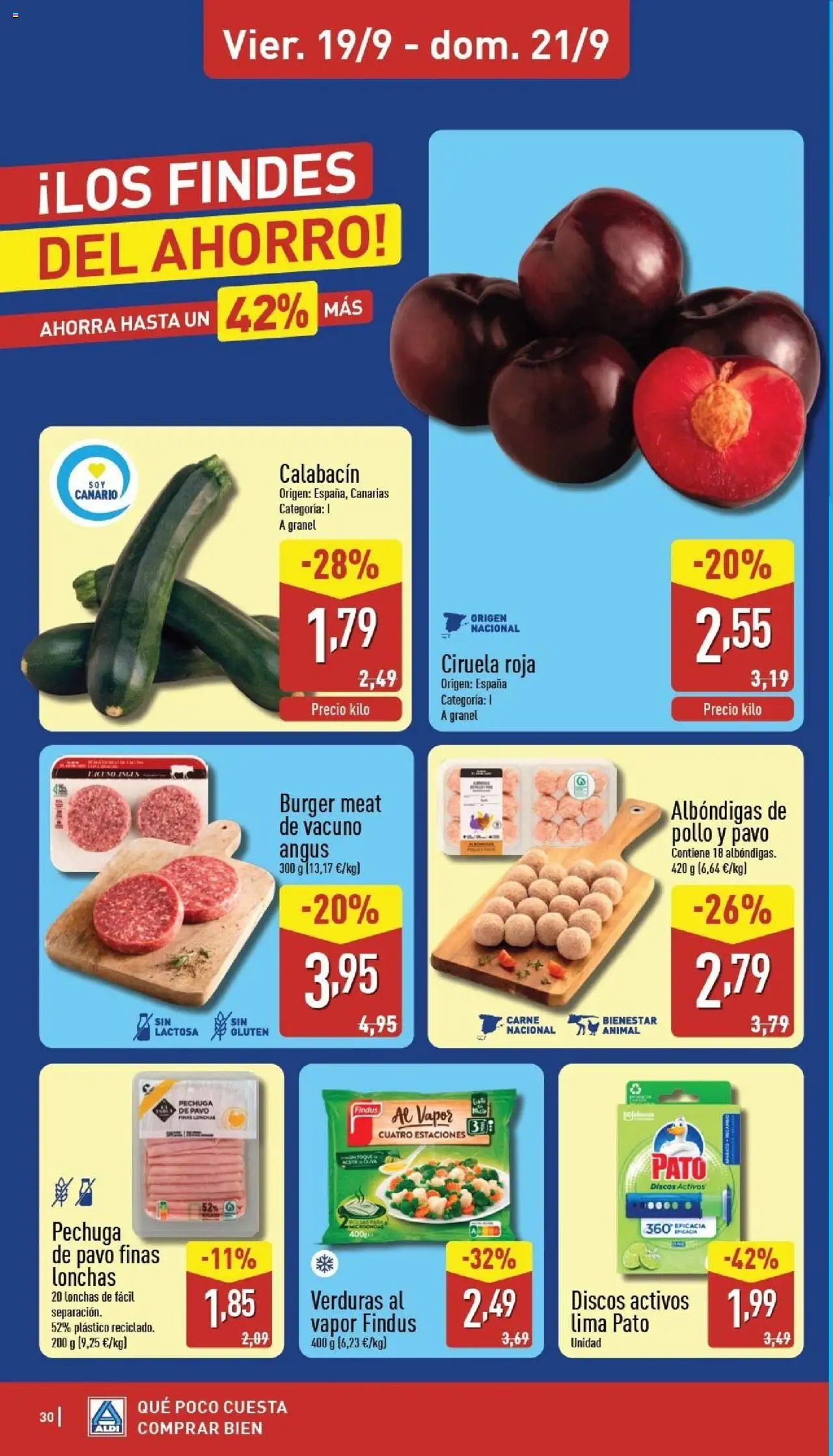 Aldi folleto Canarias │ válido desde el 15.09.2025 | Página: 30 | Productos: Calabacín, Lima
