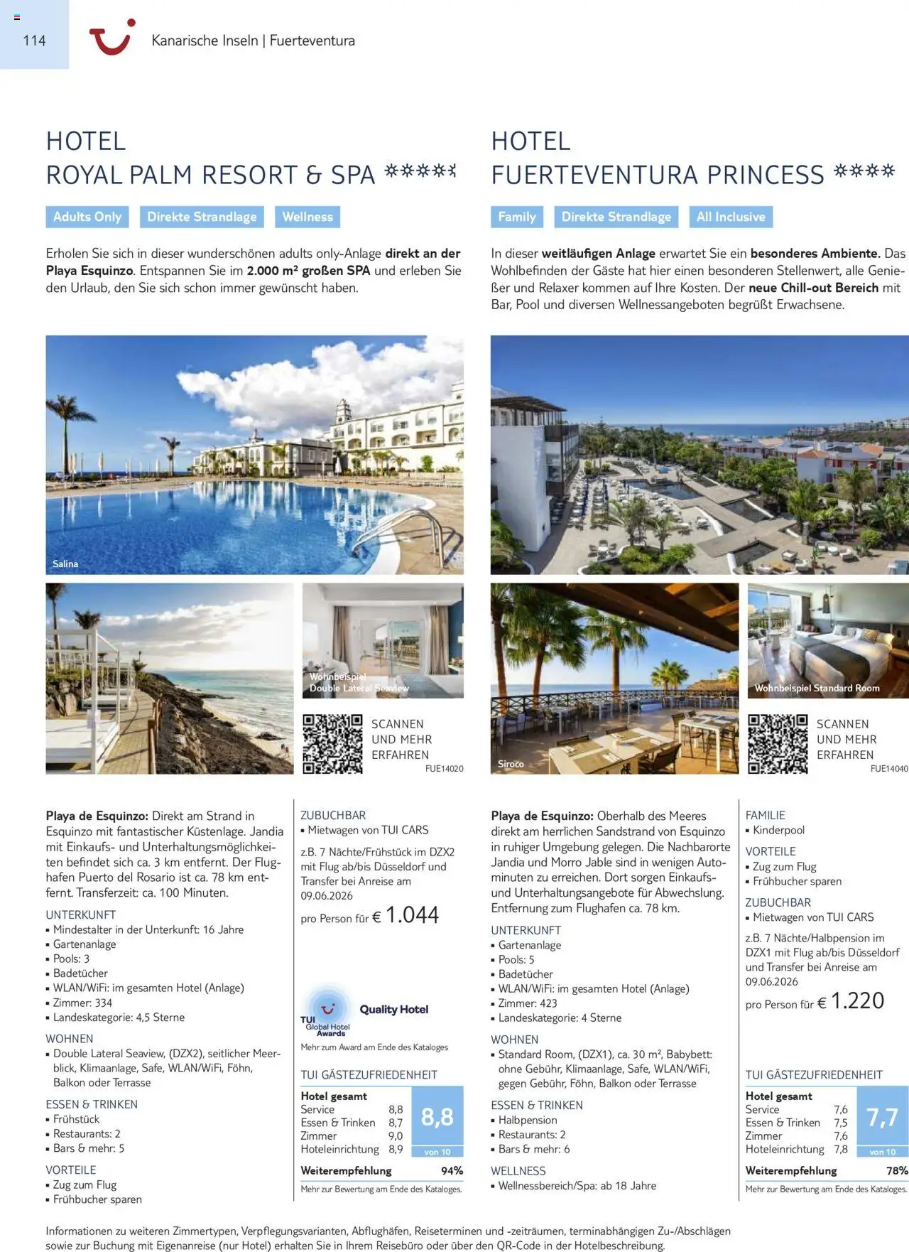 TUI Prospekt Kanaren, Kapverden & Senegal 2025/26	  – gültig ab 01.11.2025 | Seite: 114 | Produkte: Babybett