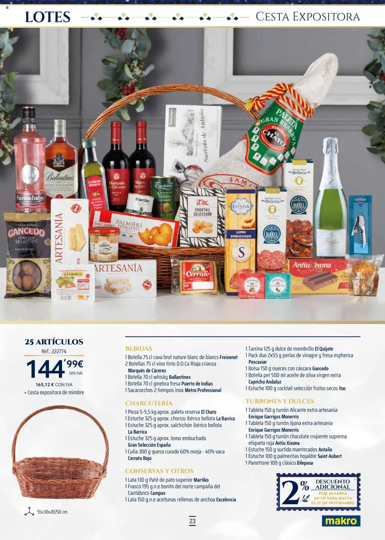 Makro - Lotes y cestas Norte 2 │ válido desde el 04.10.2025 | Página: 23 | Productos: Vino, Paté, Tableta, Aceite de oliva virgen extra