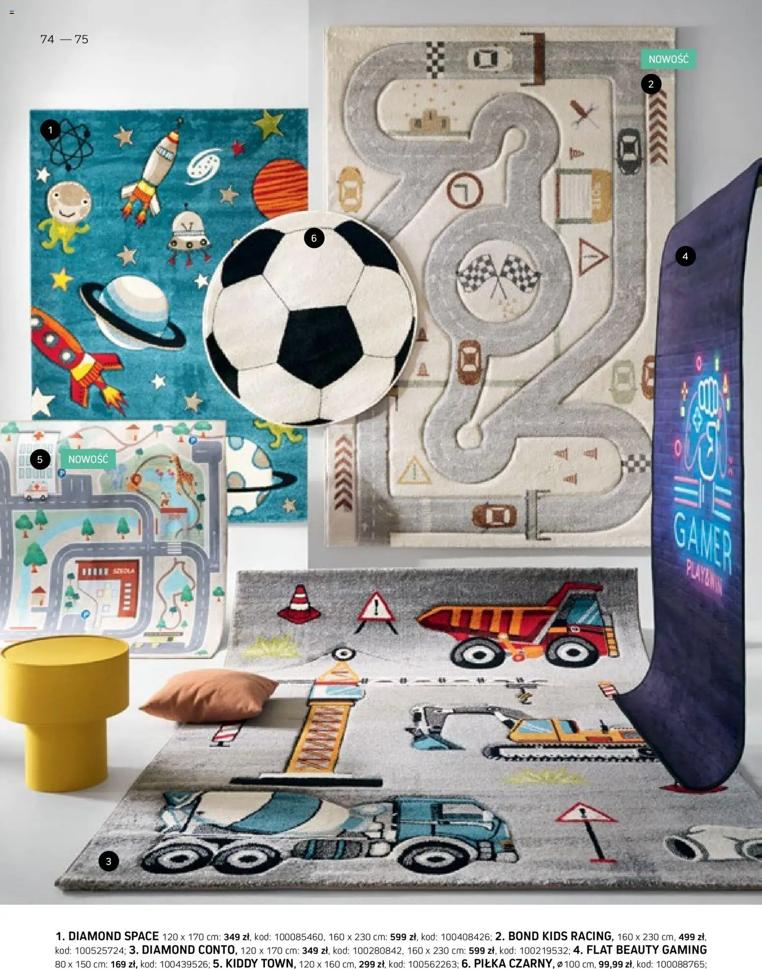 Komfort gazetka - Katalog dywanów od 17.03.2026 | Strona: 74