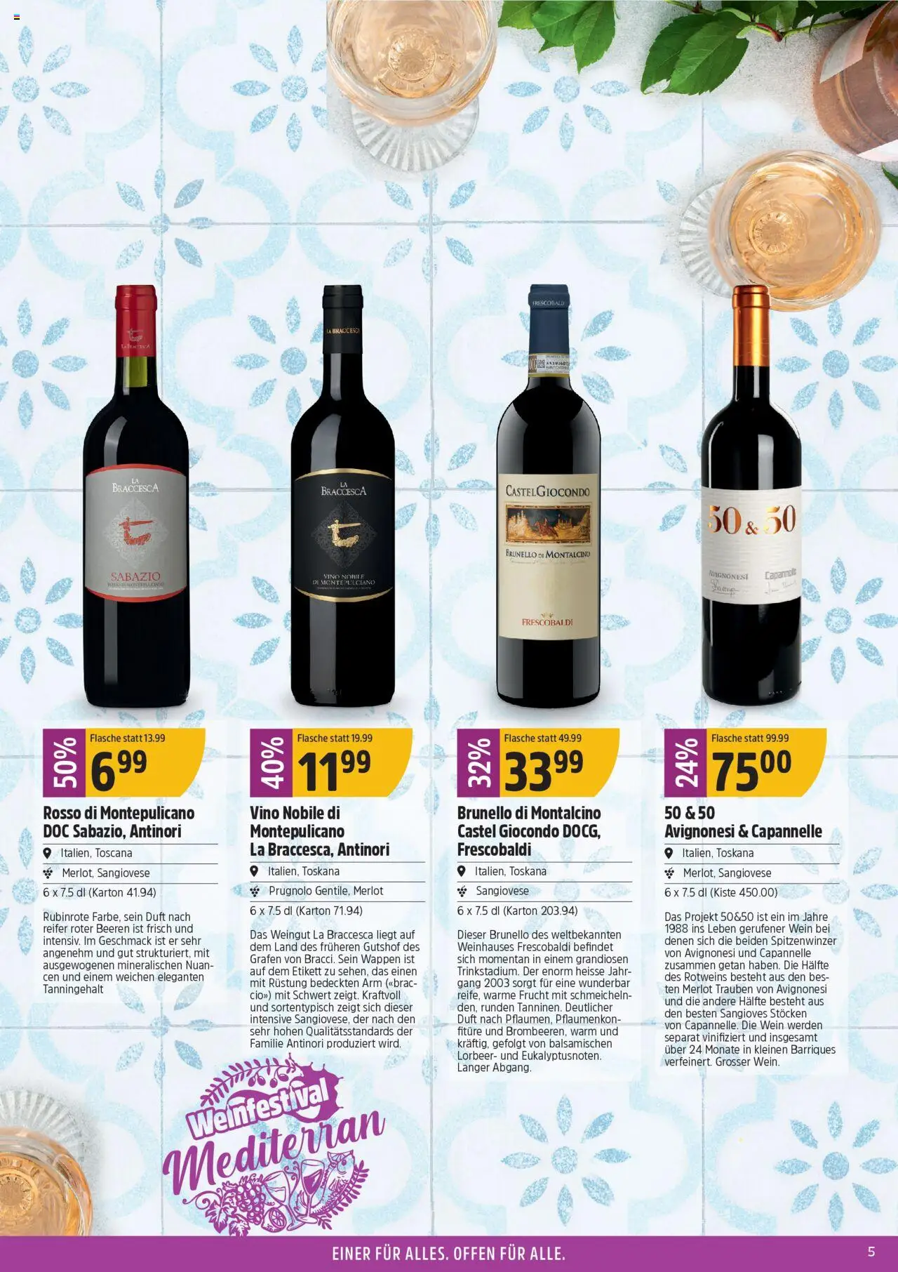 TopCC Aktionen Weinfestival Mediterran ab 01.09.2025 | Seite: 5 | Produkte: Duft, Merlot, Insgesamt, Wein