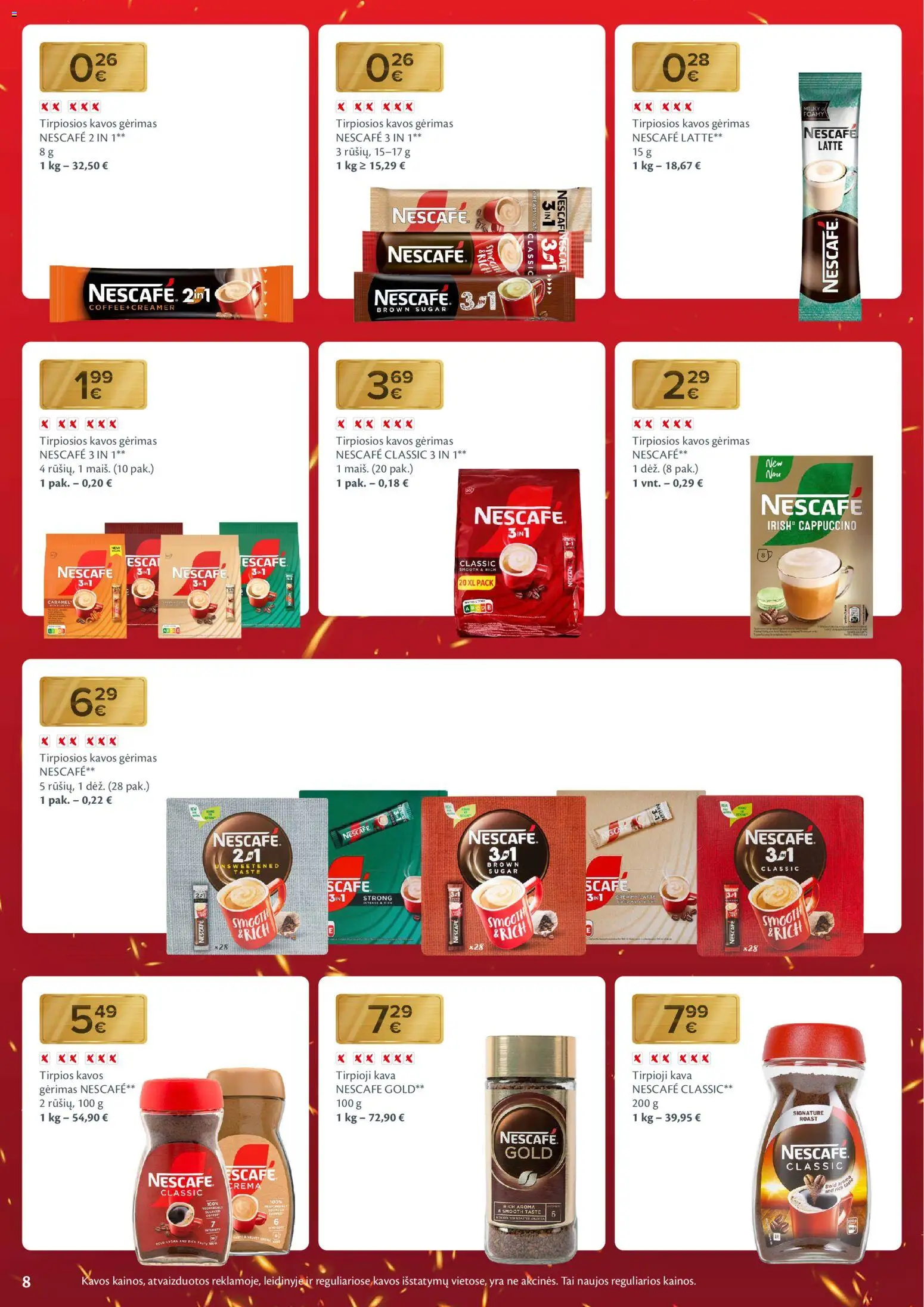 MAXIMA akcijos nuo 30.12.2025 | Puslapis: 8 | Prekių: Tirpioji kava, Kava
