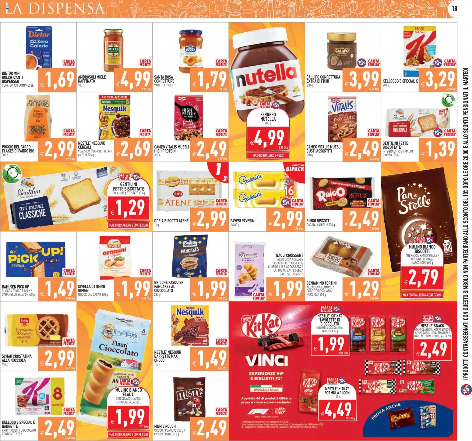 Volantino PIM Supermercati del 25.02.2026 | Pagina: 18 | Prodotti: Latte, Limone, Nutella, Stracciatella