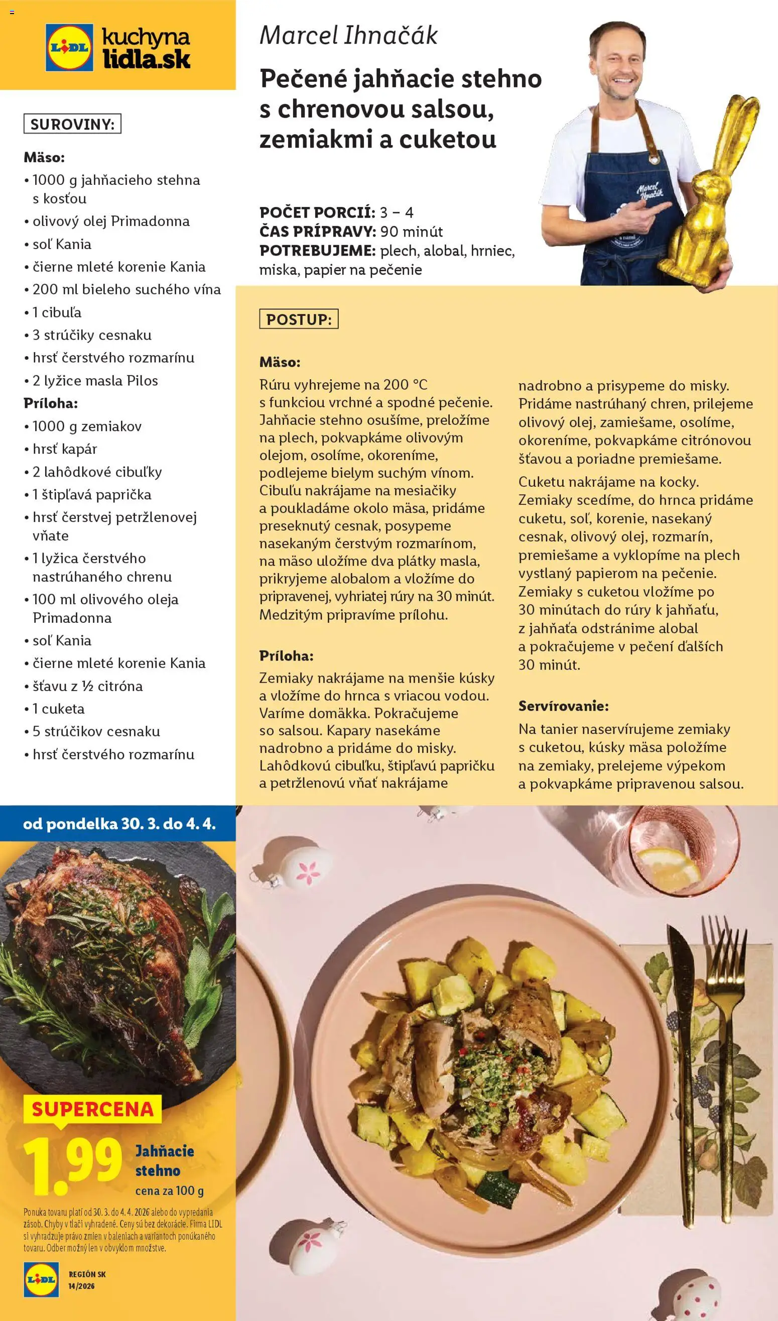 Nové Lidl akcie – leták je platný od 30.03.2026 | Strana: 104 | Produkty: Kuchyňa, Korenie, Soľ