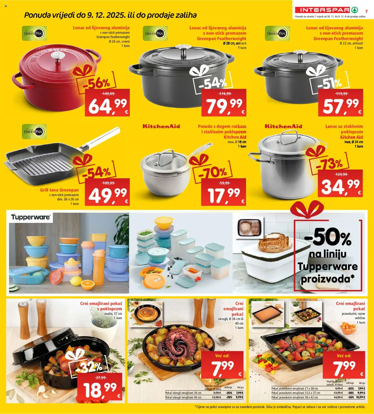 Interspar katalog | vrijedi od 26.11.2025 | Stranica: 7 | Proizvodi: Grill tava, Pan, Tava, Lonac