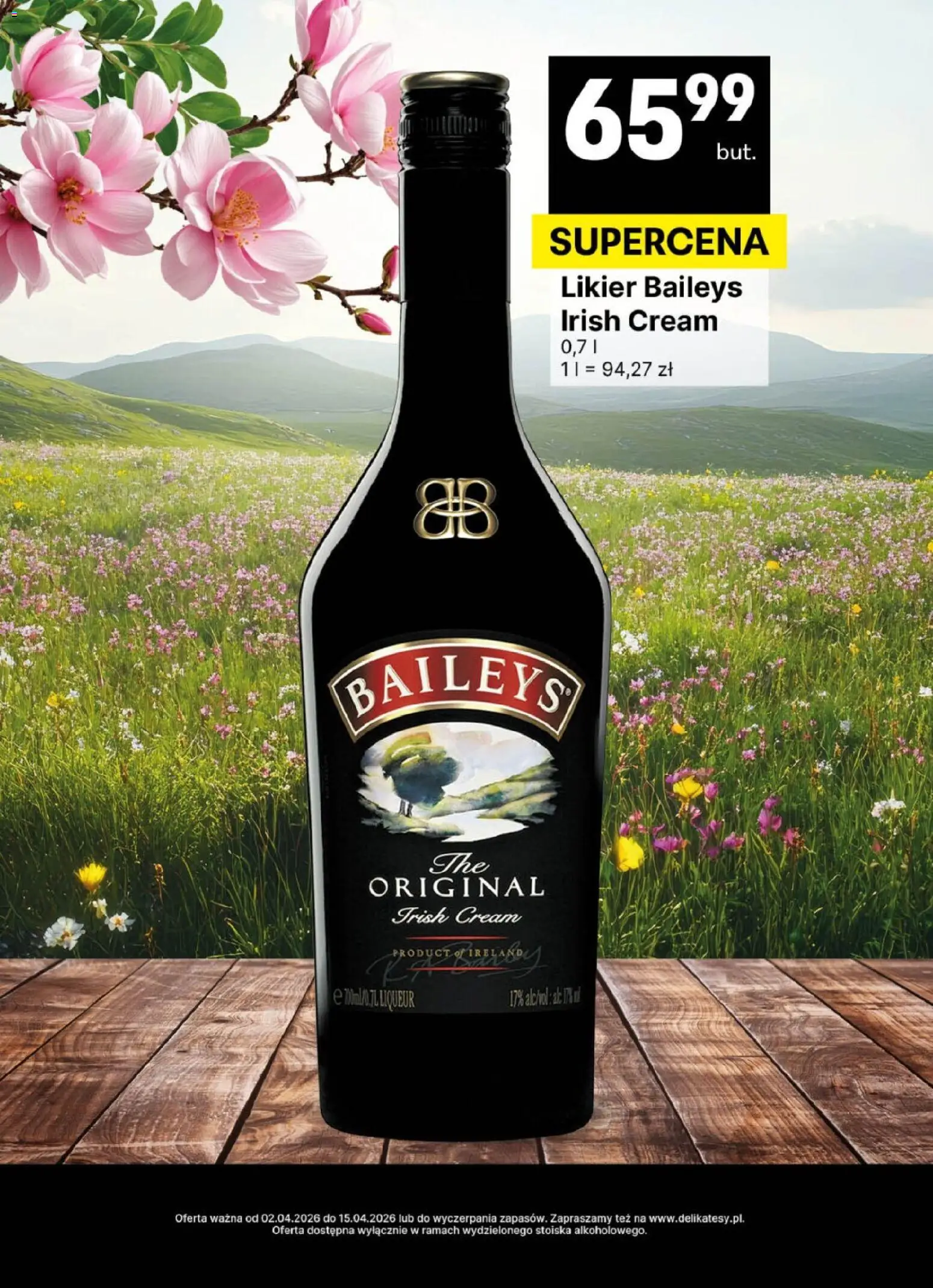 Delikatesy Centrum gazetka - DeliBarek od 02.04.2026 | Strona: 14 | Produkty: Baileys