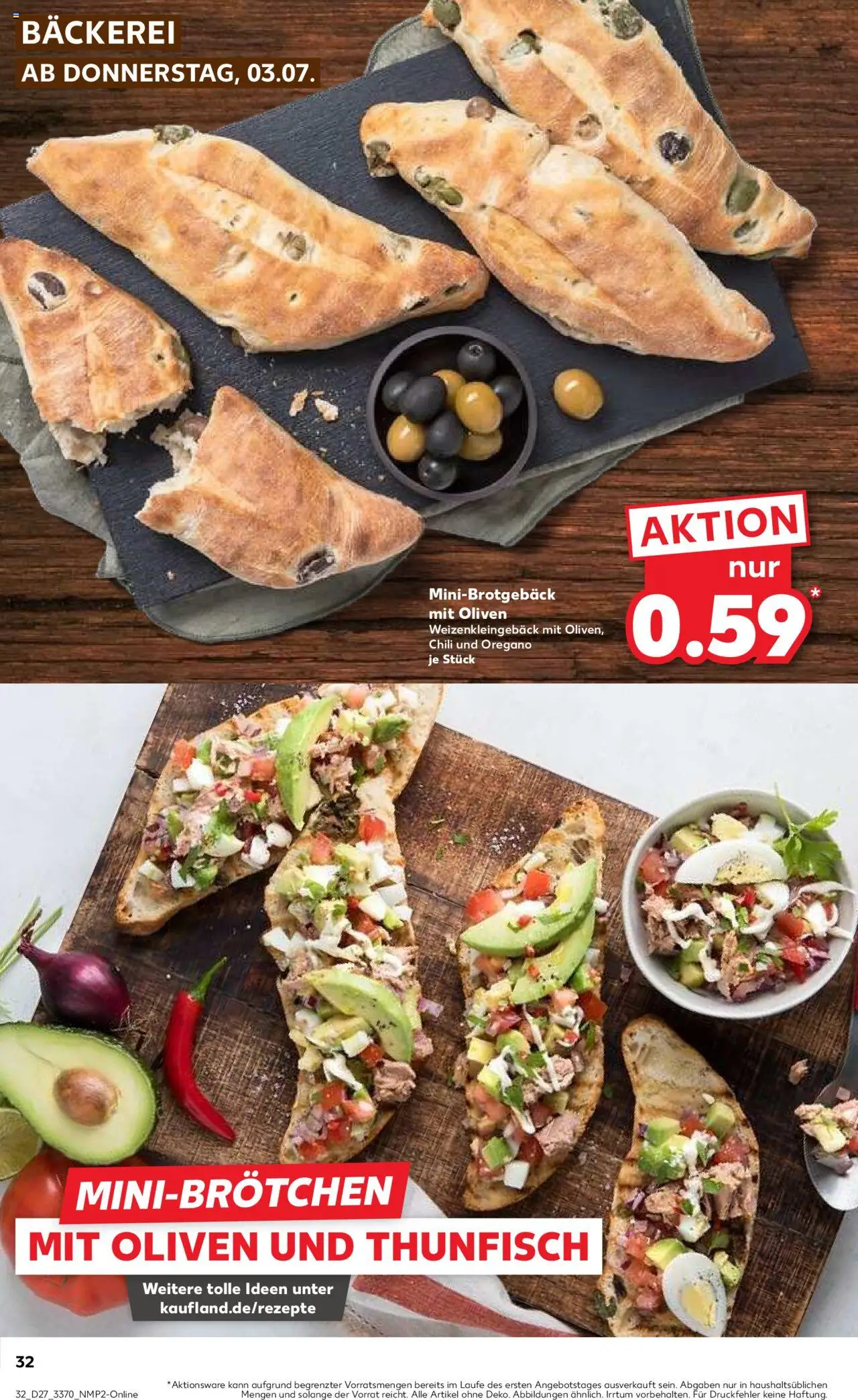 Kaufland Prospekt 	 - gültig ab dem 03.07.2025 | Seite: 34 | Produkte: Bäckerei, Thunfisch, Chili