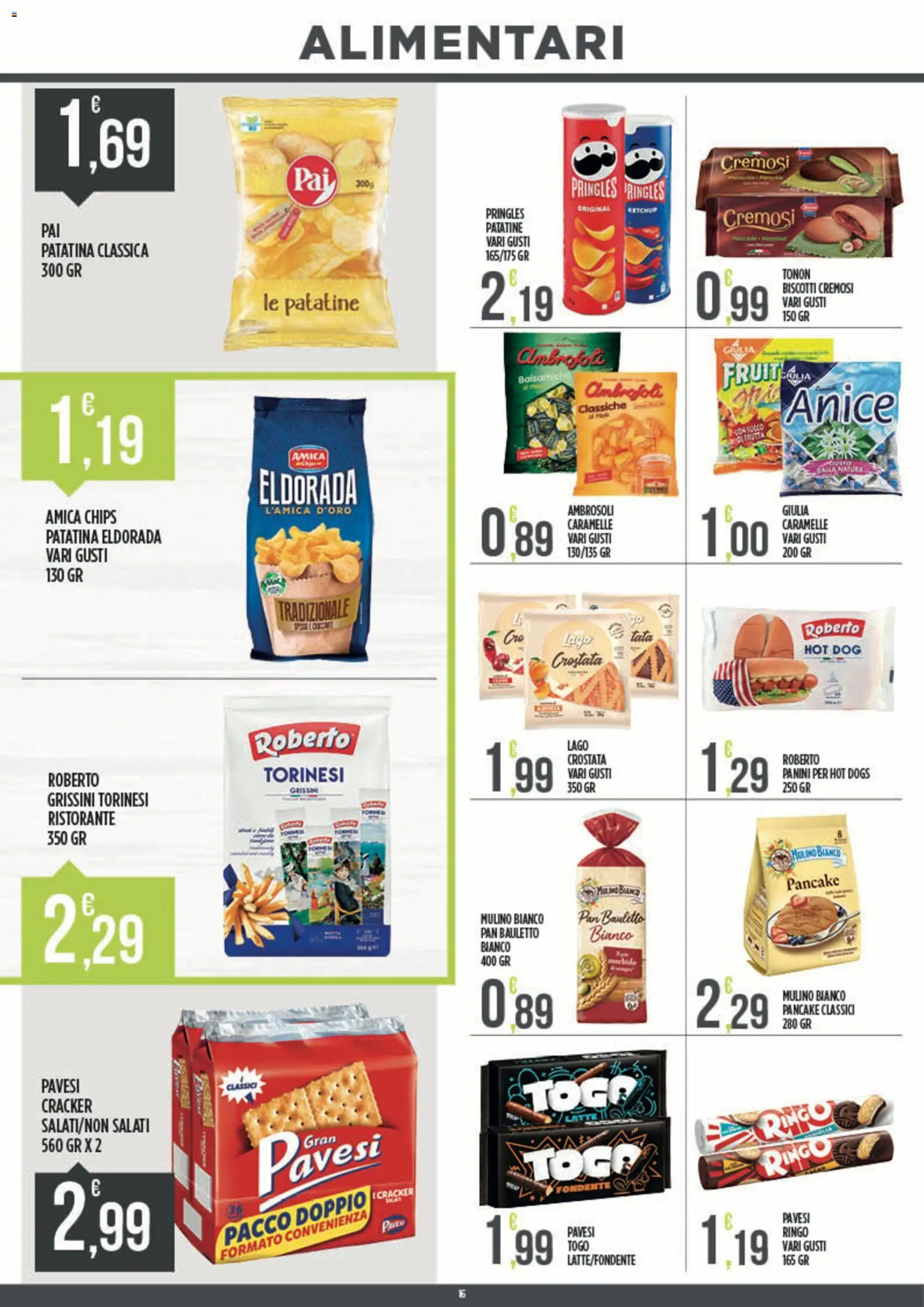 Volantino Euroesse del 07.04.2026 | Pagina: 16 | Prodotti: Caramelle, Patatine, Ketchup, Grissini