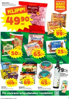 Stora Coop erbjudanden - Förhandsvisning av reklamblad från butik Stora Coop aktuell från 16.03.2026 | Sida: 3 | Produkter: Topp, Ost, Skinka, Pizza