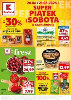 Kaufland gazetka - Super Sobota od 20.06.2025 | Strona: 1 | Produkty: Grill, Papryka, Pringles, Lody