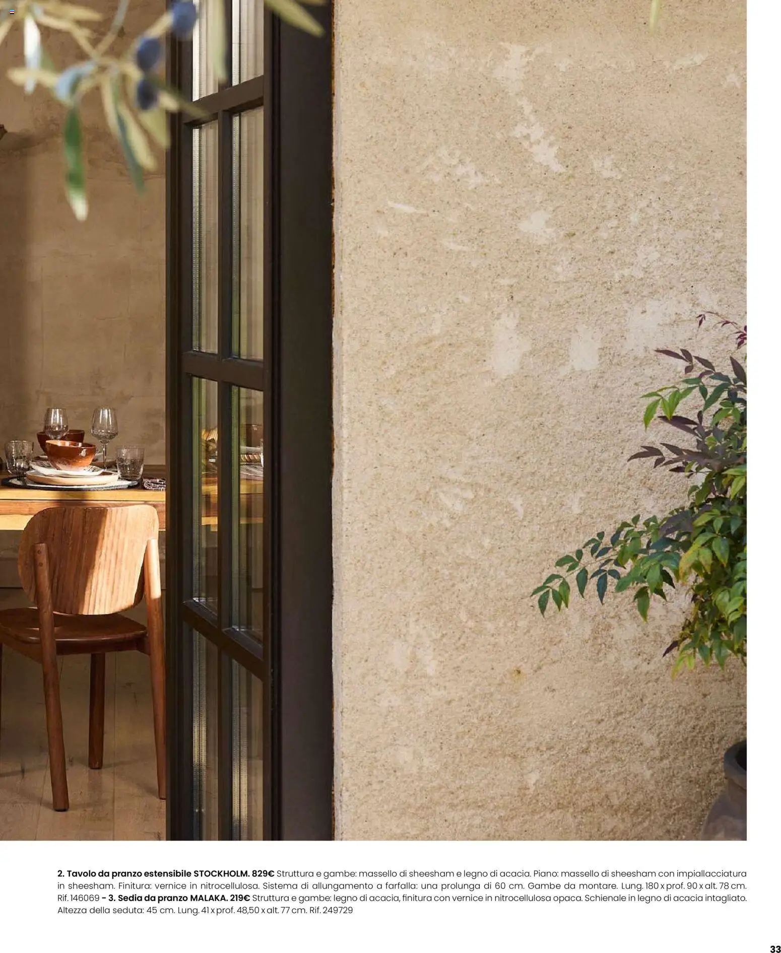 Volantino Maisons du Monde del 12.02.2026 | Pagina: 33 | Prodotti: Tavolo, Sedia