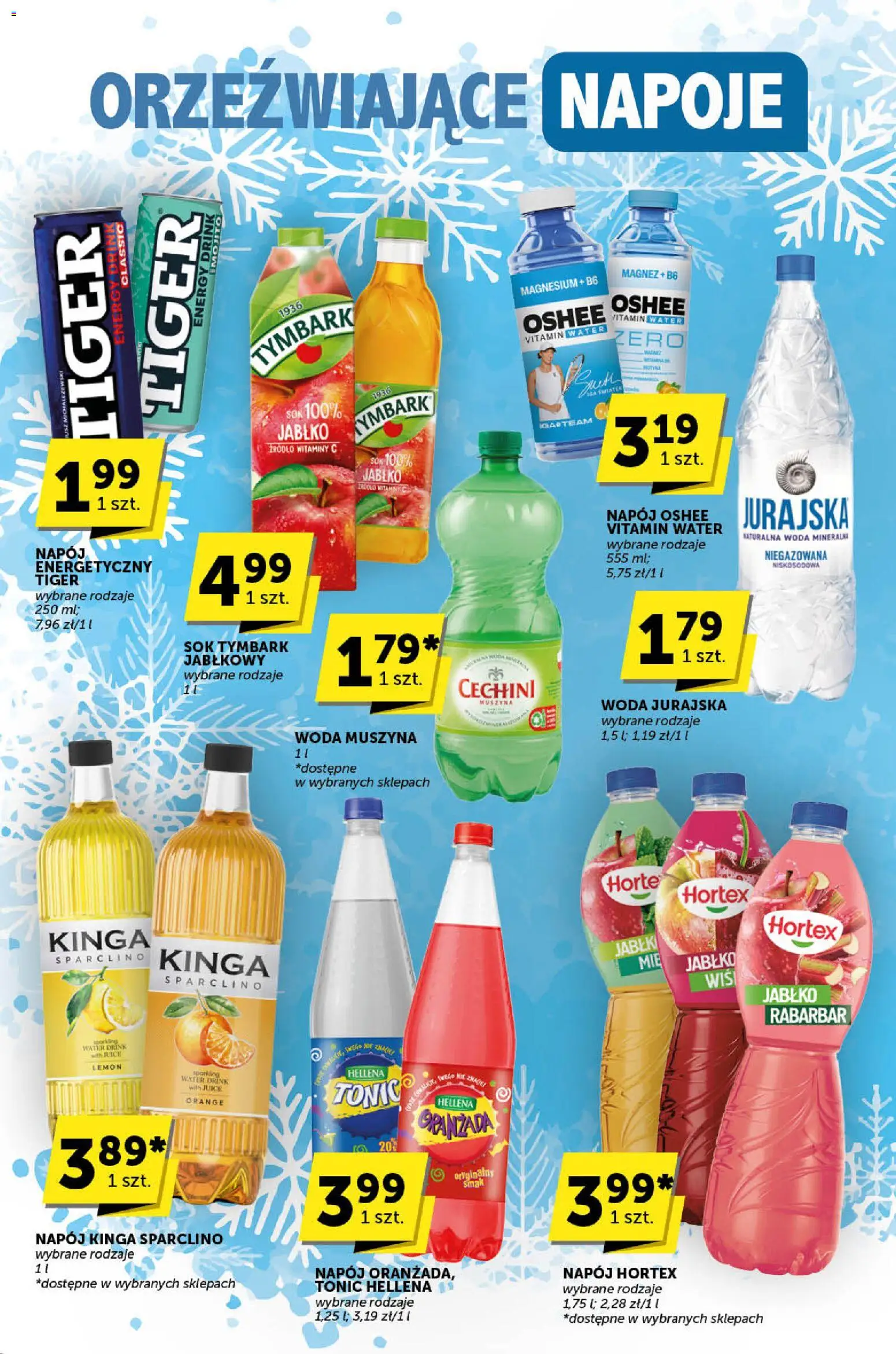 ABC Gazetka - Katalog od 11.12.2025 | Strona: 27 | Produkty: Napoje, Muszyna Woda, Sok, Woda