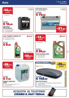 Anteprima del volantino Eurobrico volantino valido a partire dal 19.03.2026 | Pagina: 13 | Prodotti: Olio, Telefono, Tanica, Batteria