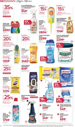 Rossmann akciós ujság - amely érvényes a következő dátumtól: 25.08.2025 | Oldal: 2 | Termékek: Vasaló, Folteltávolító, Parfüm, Nedves törlőkendő