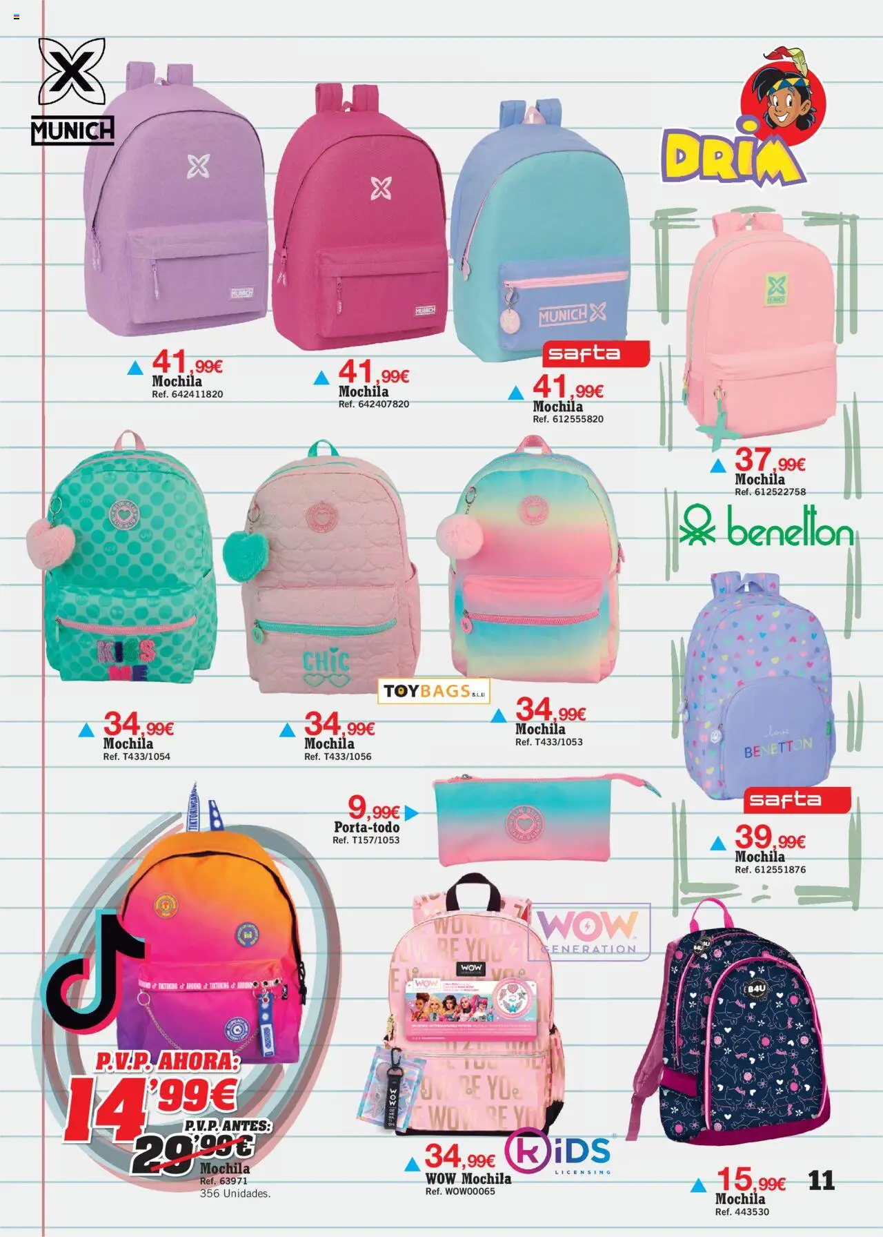 Drim folleto │ válido desde el 11.08.2025 | Página: 11 | Productos: Mochila