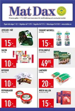 Matdax - erbjudanden - Förhandsvisning av reklamblad från butik Matdax aktuell från 01.12.2025