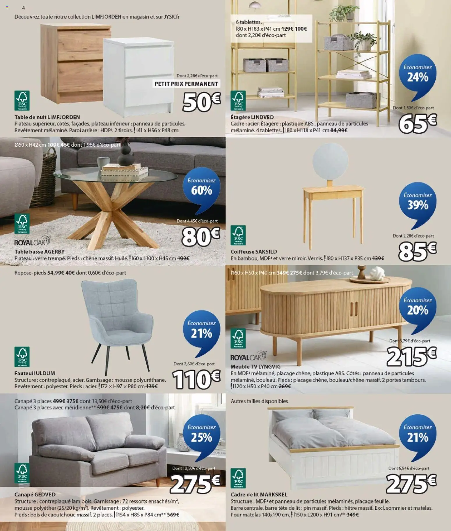 {H1} | Page: 4 | Produits: Meuble, Matelas, Canapé, Étagère