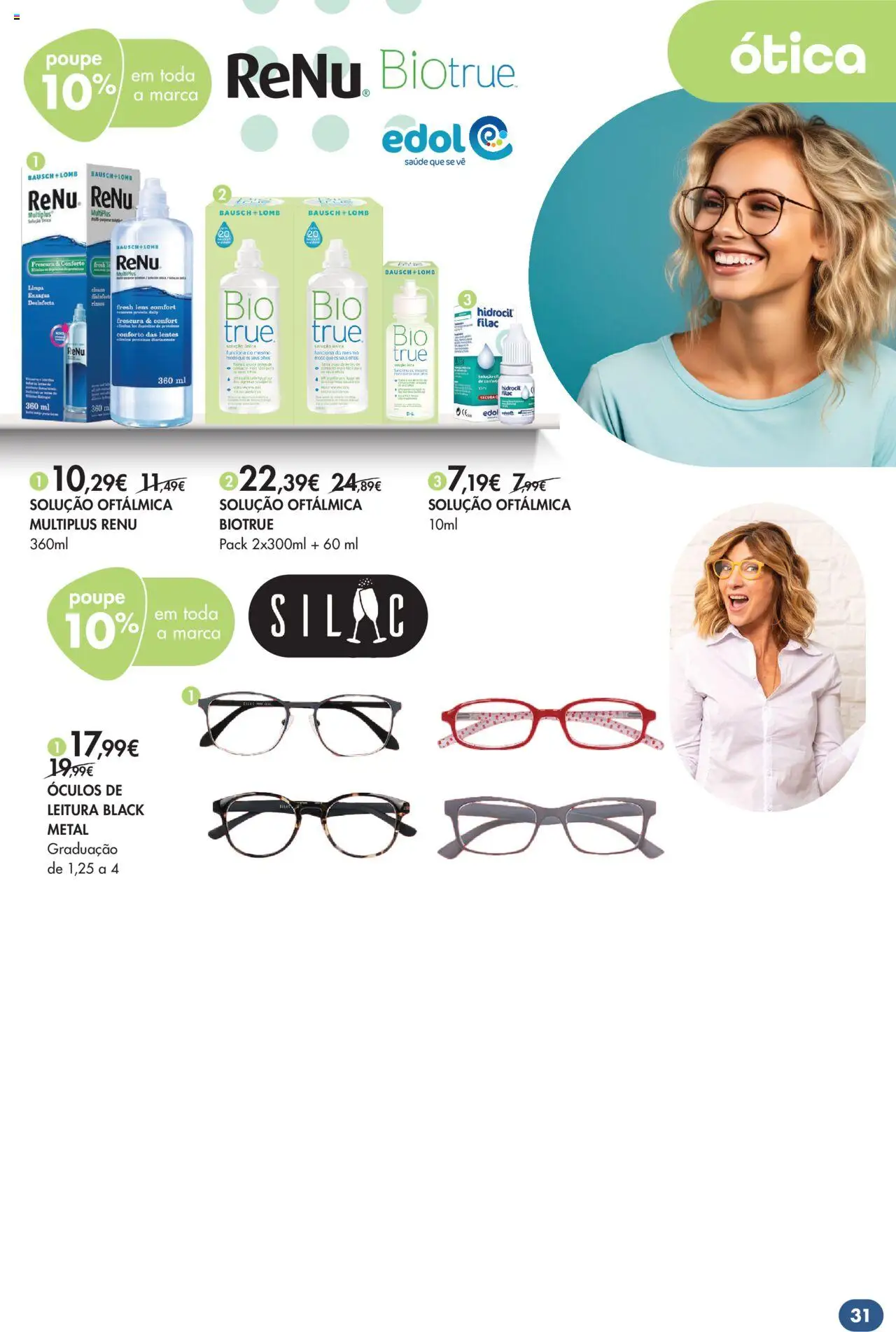 Pingo Doce - Folheto Bem Estar Verão 2 Lojas │ válido de 22.07.2025 | Página: 31 | Produtos: Óculos