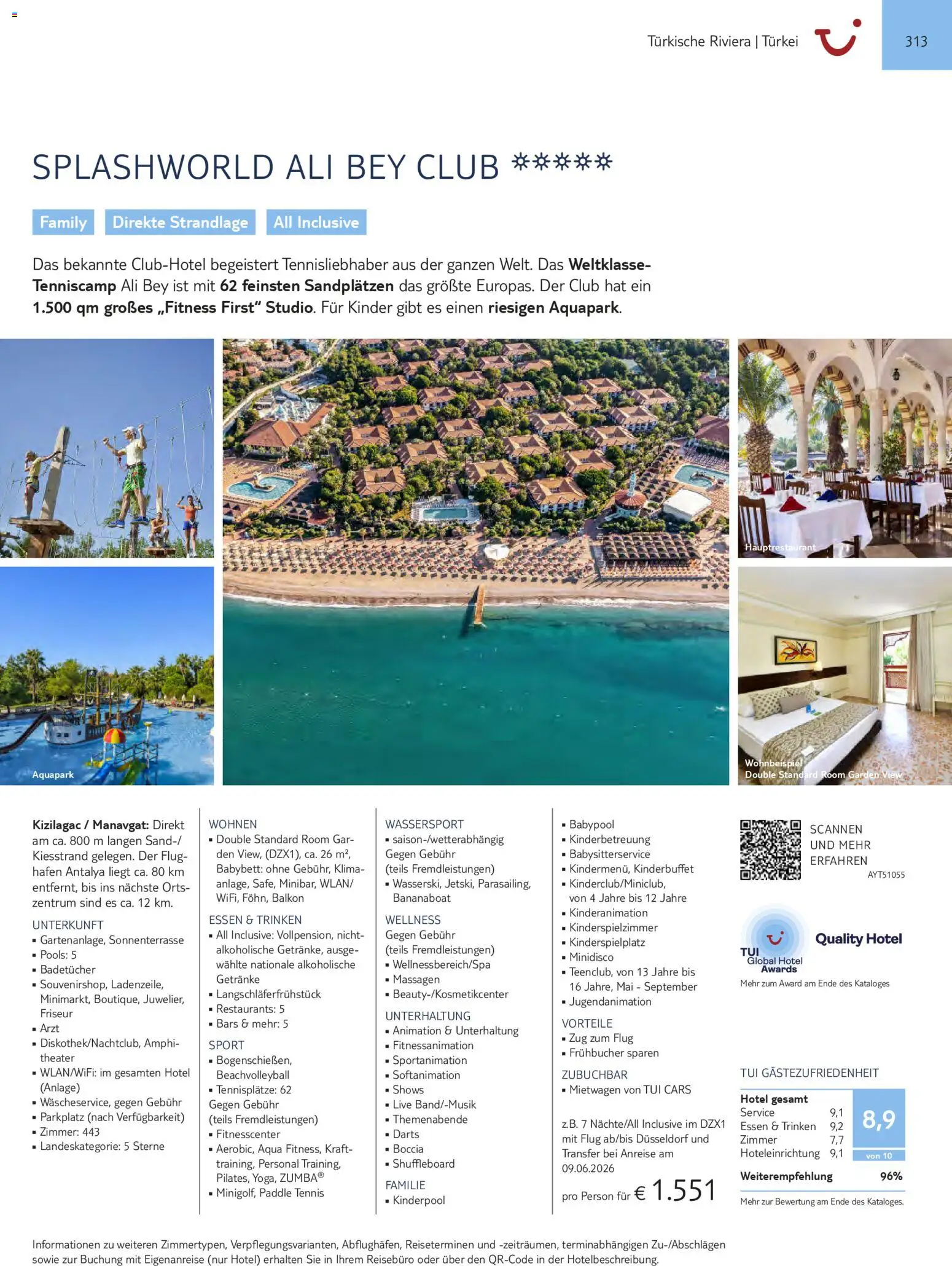 Aida  Südeuropa & Nordafrika 2026/27 – gültig ab 01.01.2026 | Seite: 313 | Produkte: Babybett