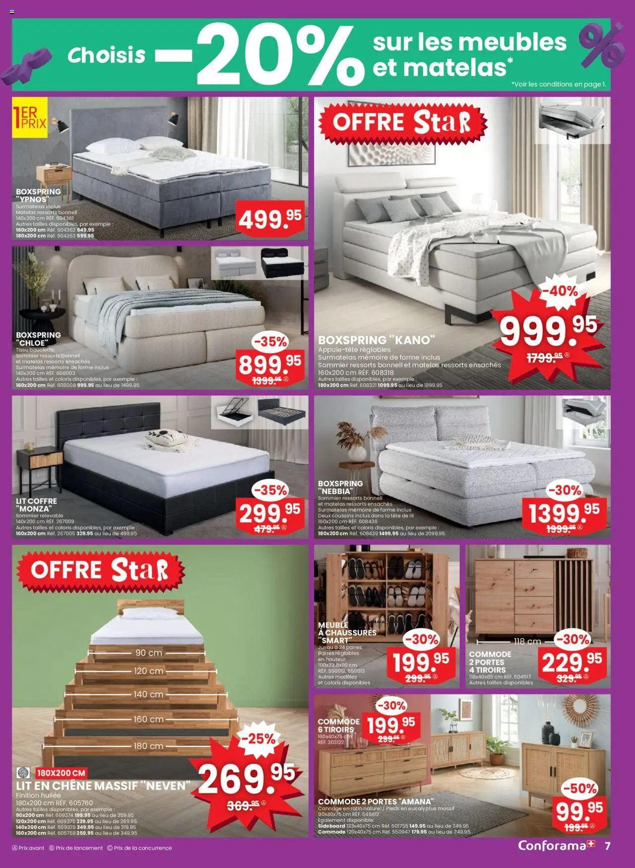 Conforama Aktionen FR – gültig ab 15.10.2025 | Seite: 7 | Produkte: Sideboard