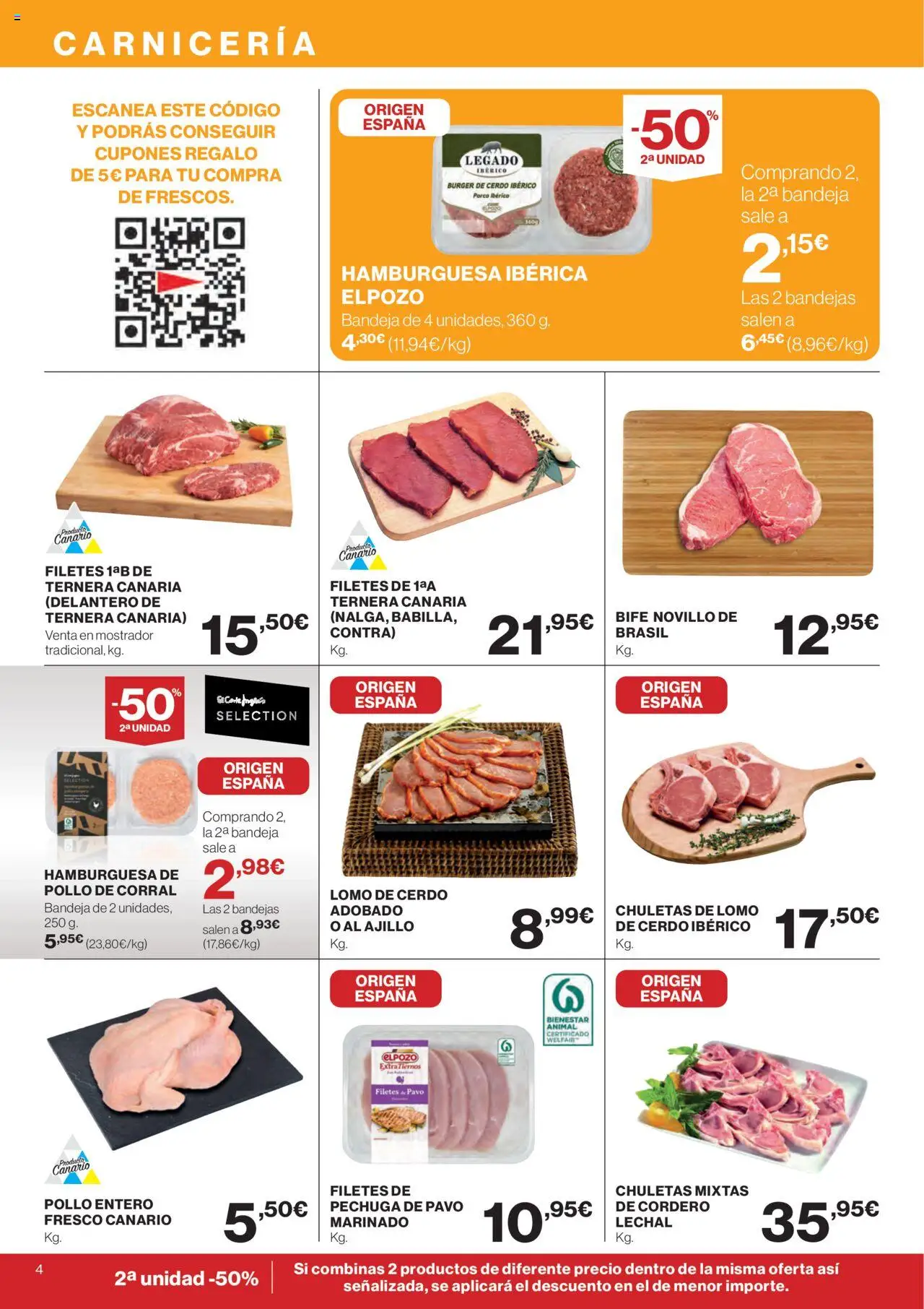 Supercor Canarias │ válido desde el 19.06.2025 | Página: 4 | Productos: Cerdo, Φίλτρο καφέ, Σοκολατούχο γάλα, Bandeja