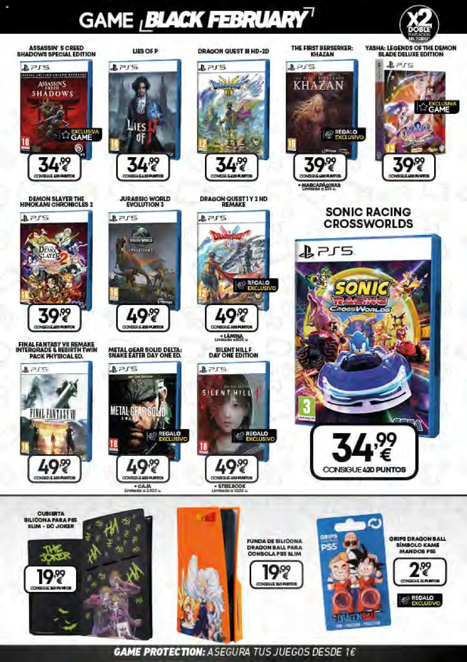 Game folleto │ válido desde el 25.02.2026 | Página: 7 | Productos: Consola, Funda, Caja