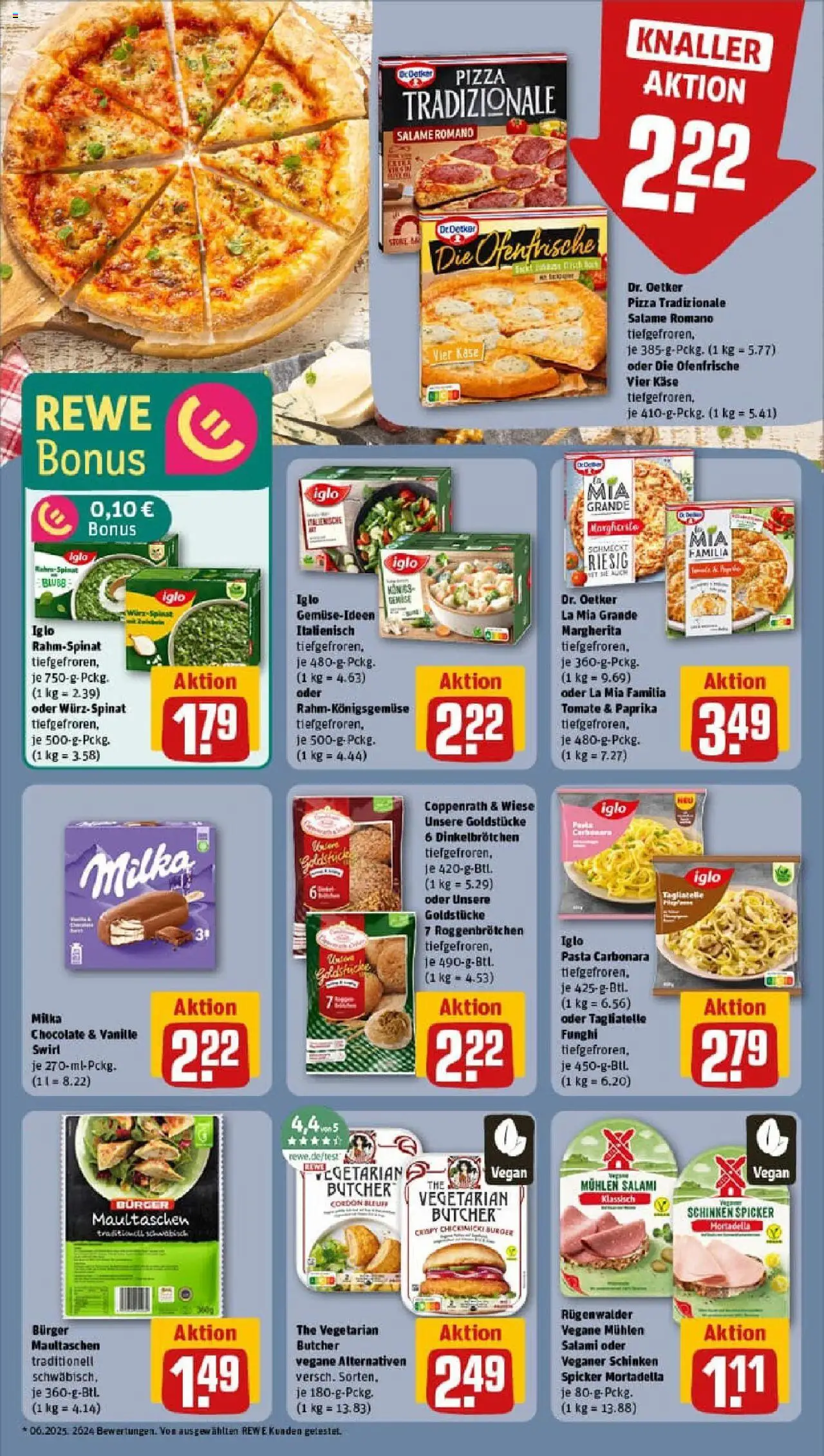 Rewe prospekt Holzwickede	 - gültig ab dem 17.08.2025 | Seite: 12 | Produkte: Burger, Ofenfrische, Paprika, Schinken