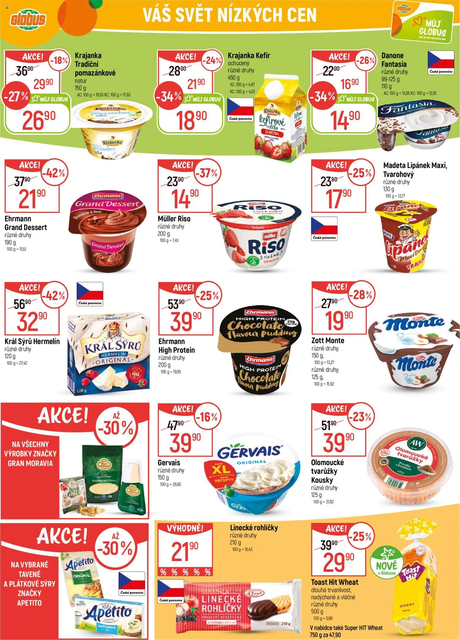 Globus leták - Opava od 03.12.2025 | Strana: 31 | Produkty: Kefír, Globus, Hermelín, Protein