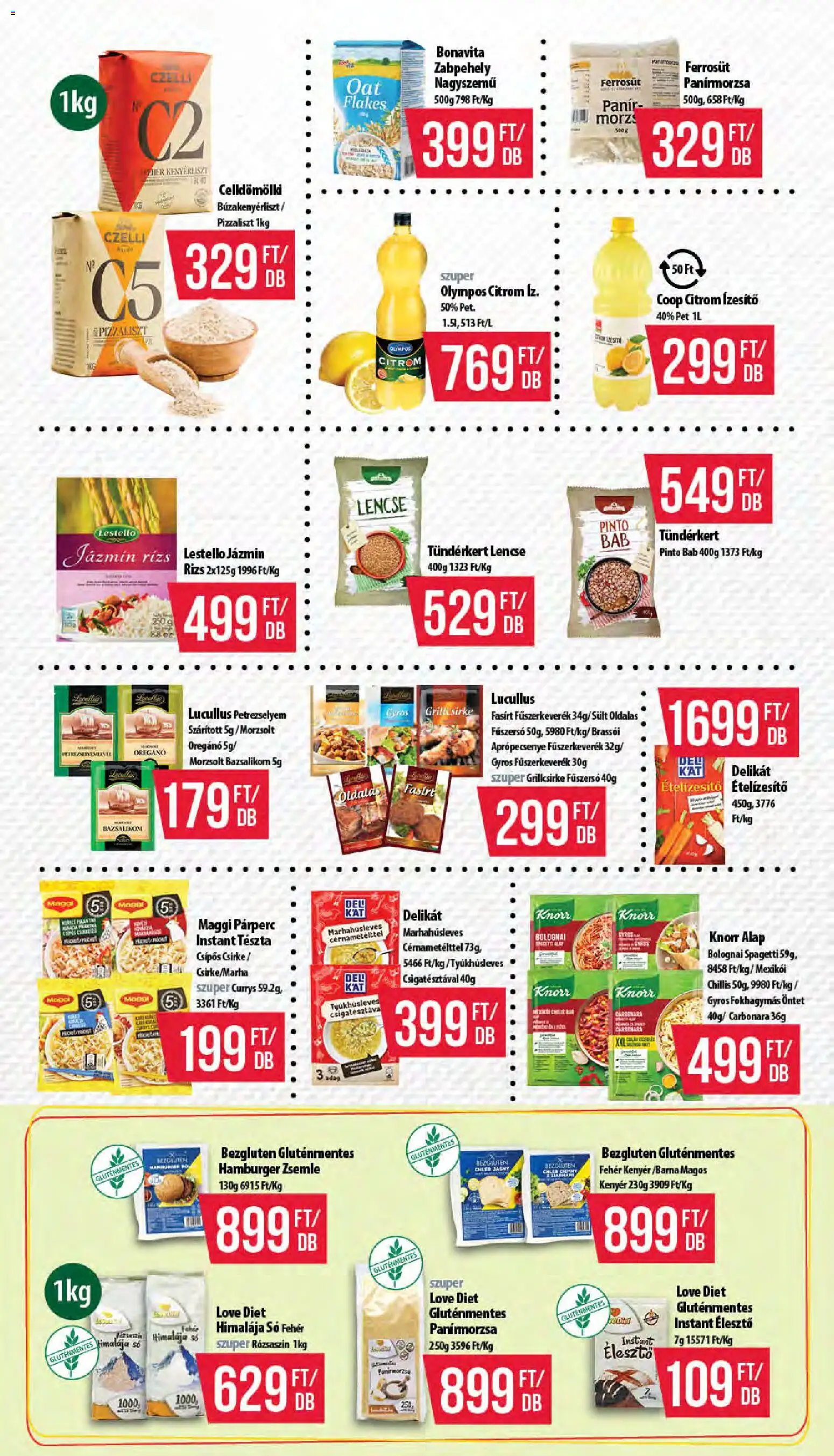 COOP akciós ujság - amely érvényes a következő dátumtól: 13.11.2025 | Oldal: 10 | Termékek: Fűszerkeverék, Grillcsirke, Ételízesítő, Citrom