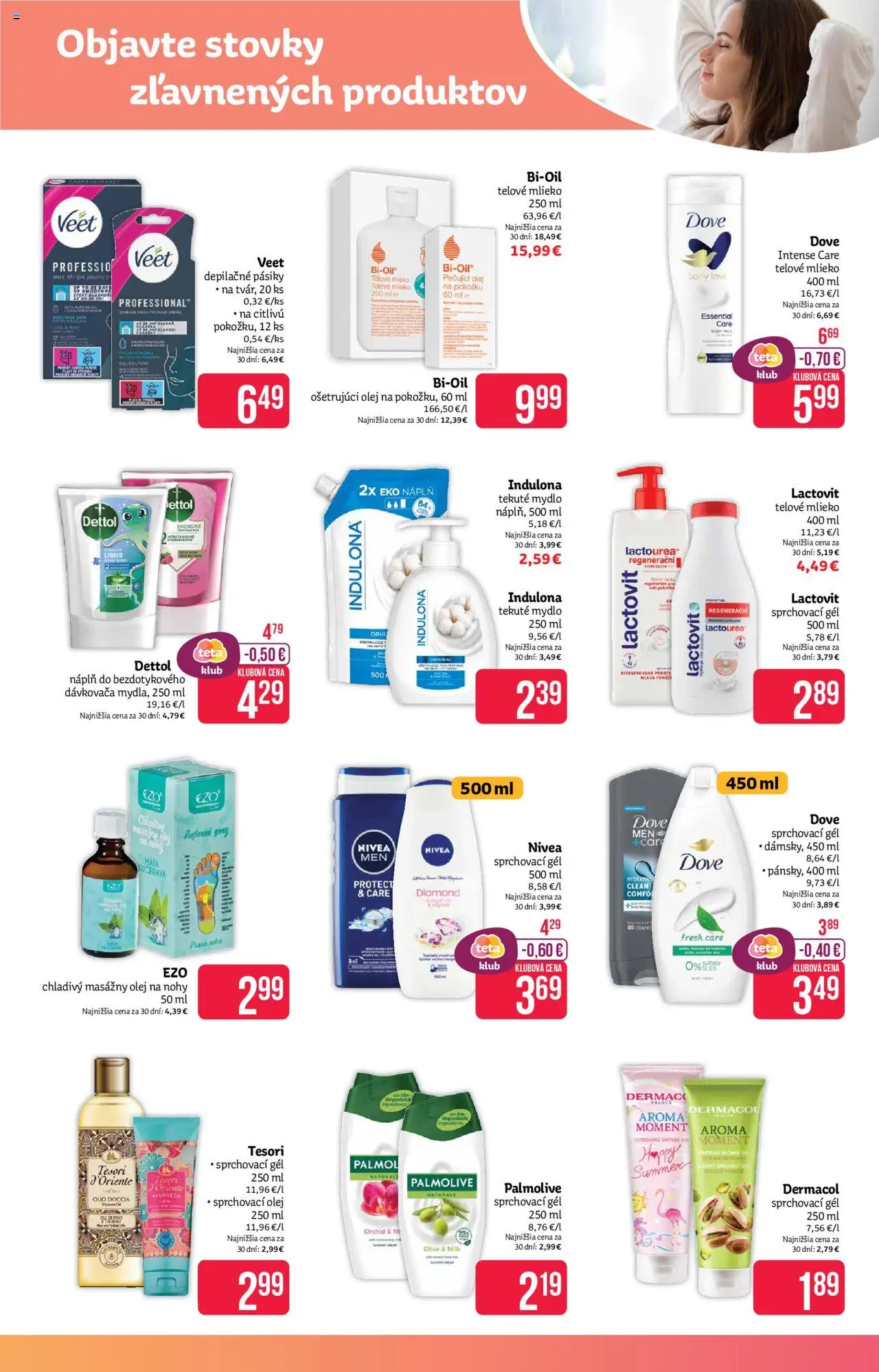 Teta drogerie leták │ platný od 21.07.2025 | Strana: 7 | Produkty: Dettol, Pistácie, Indulona, Lactovit