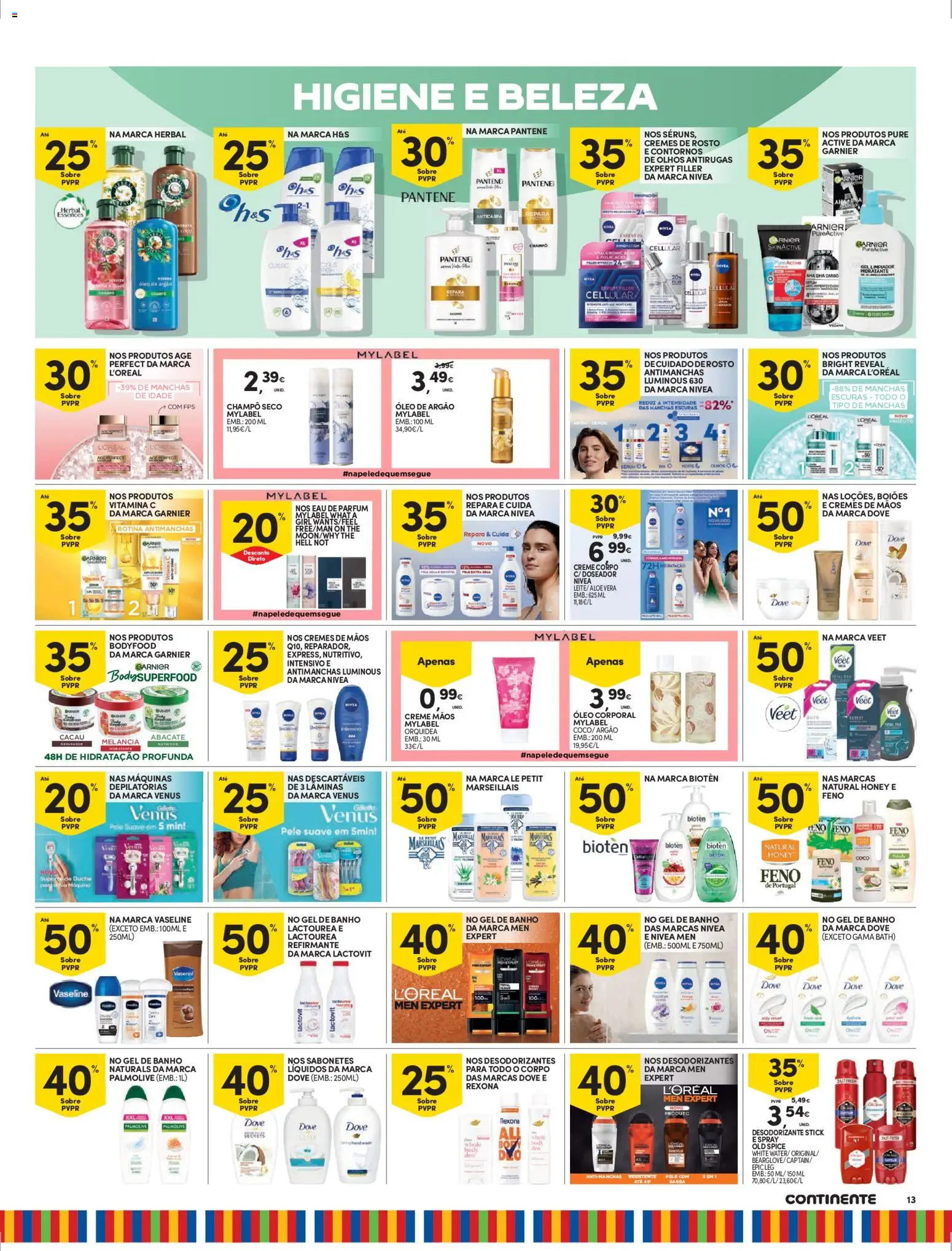 Continente - Madeira: Folheto Semanal │ válido de 28.10.2025 | Página: 13 | Produtos: Perfume, Óleo, Abacate, Creme
