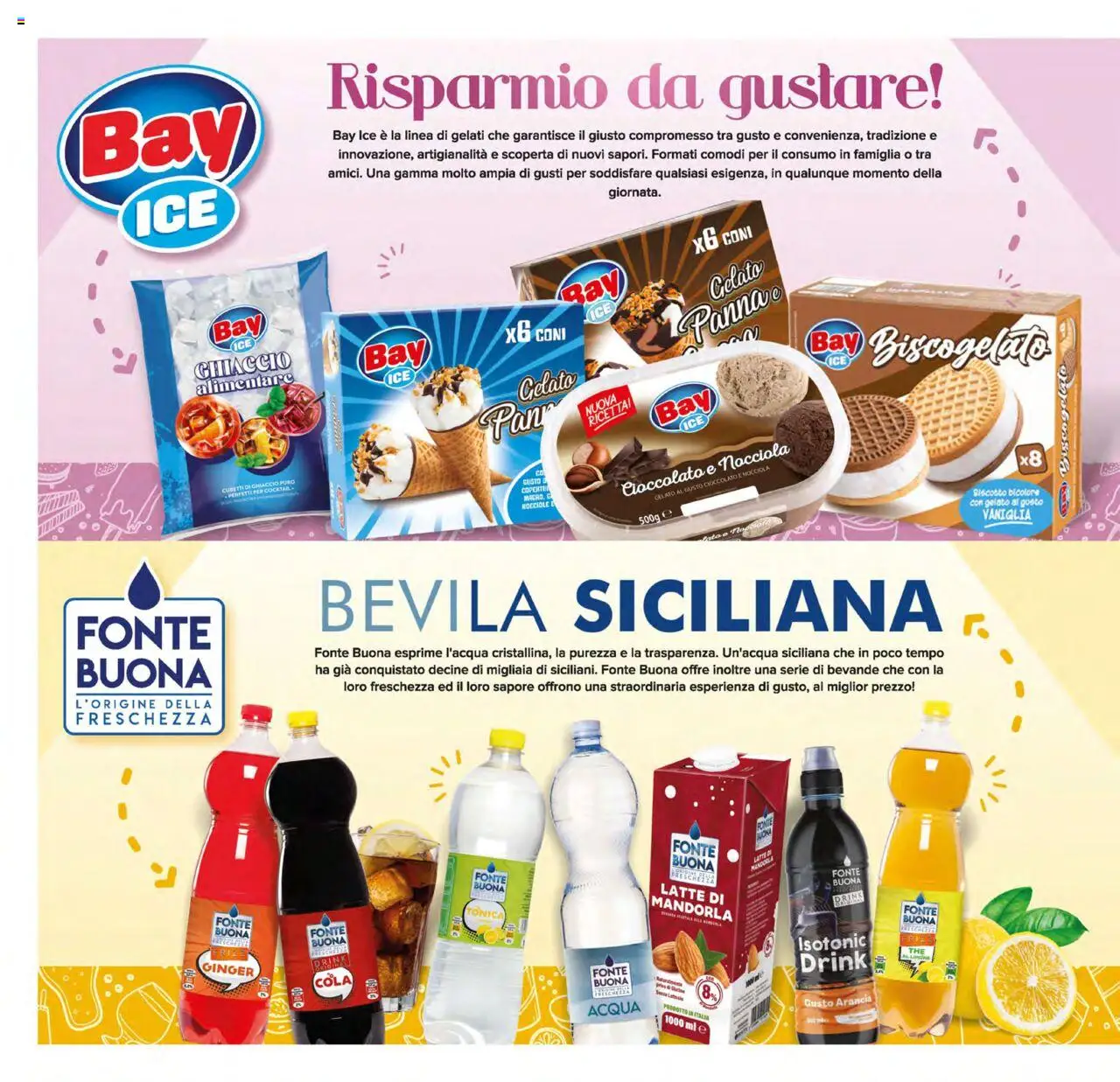 Volantino SuperConveniente del 17.10.2025 | Pagina: 6 | Prodotti: Gelato, Acqua, Latte, Arancia