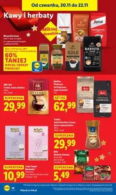 Pogląd oferty "Tchibo Gold Selection Crema, kawa rozpuszczalna, Kawa rozpuszczalna Gold Selection Crema, 180 g" - ważna od 20.11.2025 | Strona: 52