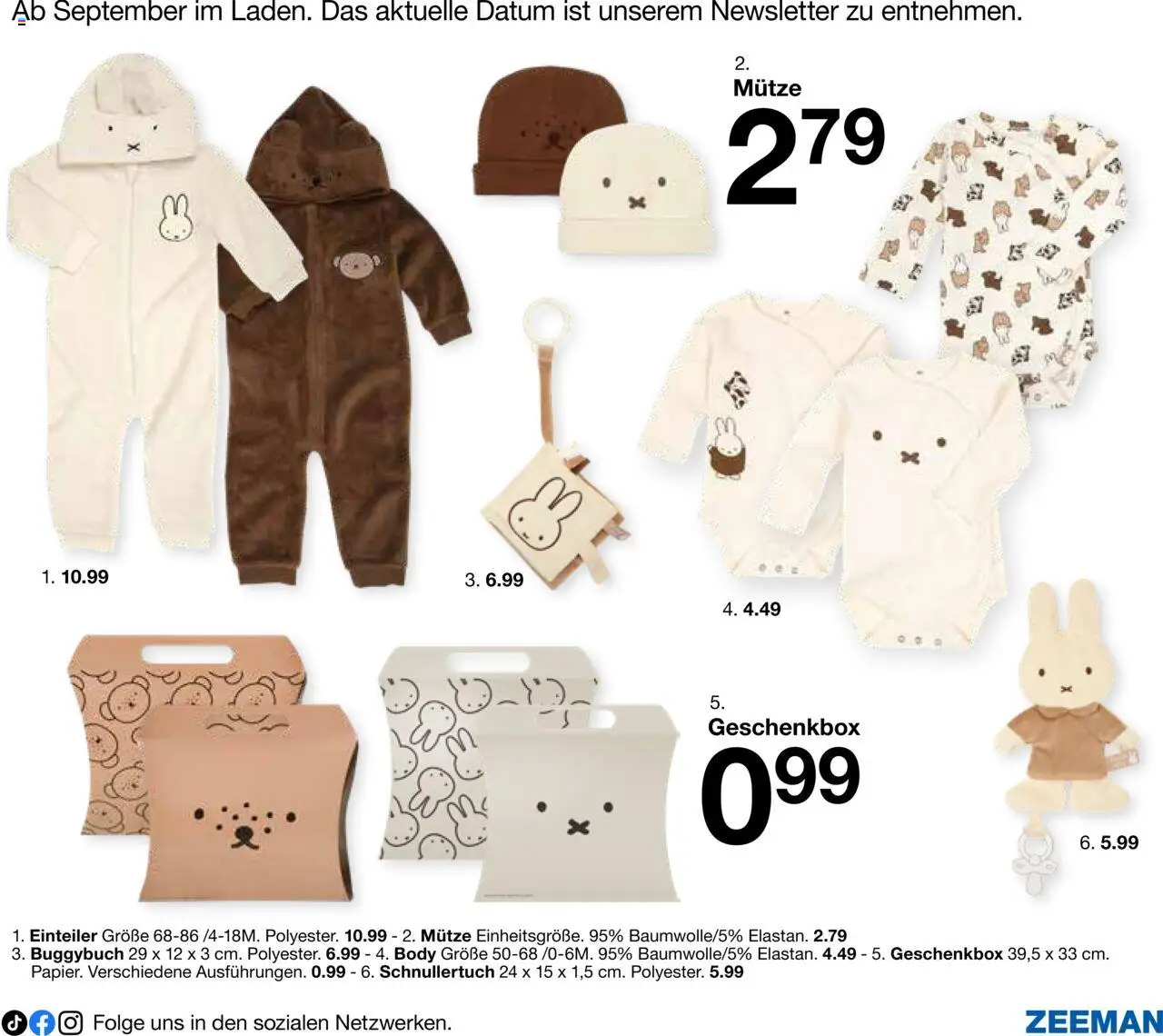 Zeeman Babyprospekt - gültig ab dem 18.07.2025 | Seite: 11
