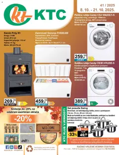 KTC - Katalog tehnike i posuđa - Pregled kataloga iz trgovine KTC, vrijedi od 08.10.2025