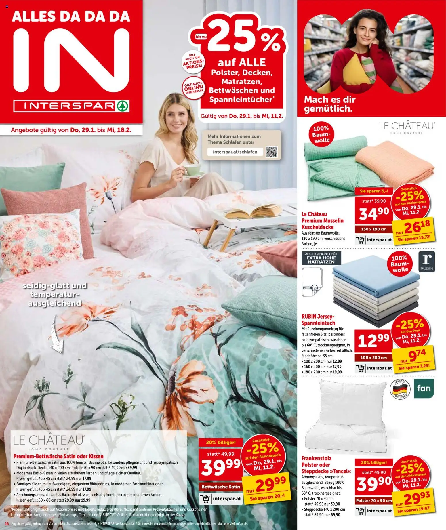 Interspar Flugblatt - Wien gültig ab 29.01.2026 | Seite: 17 | Produkte: Kissen, Decke