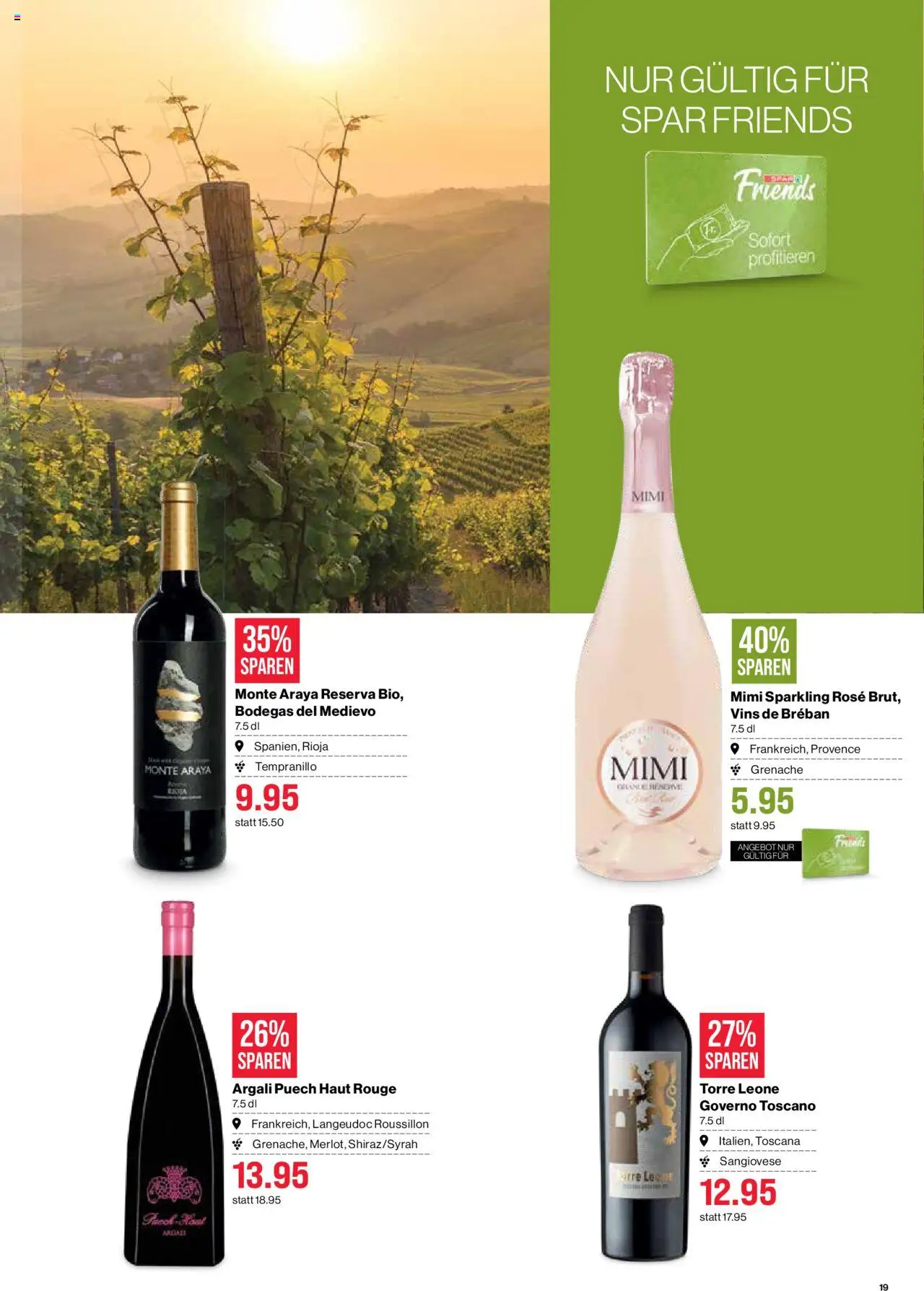 SPAR Aktionen – gültig ab 09.10.2025 | Seite: 19 | Produkte: Rouge