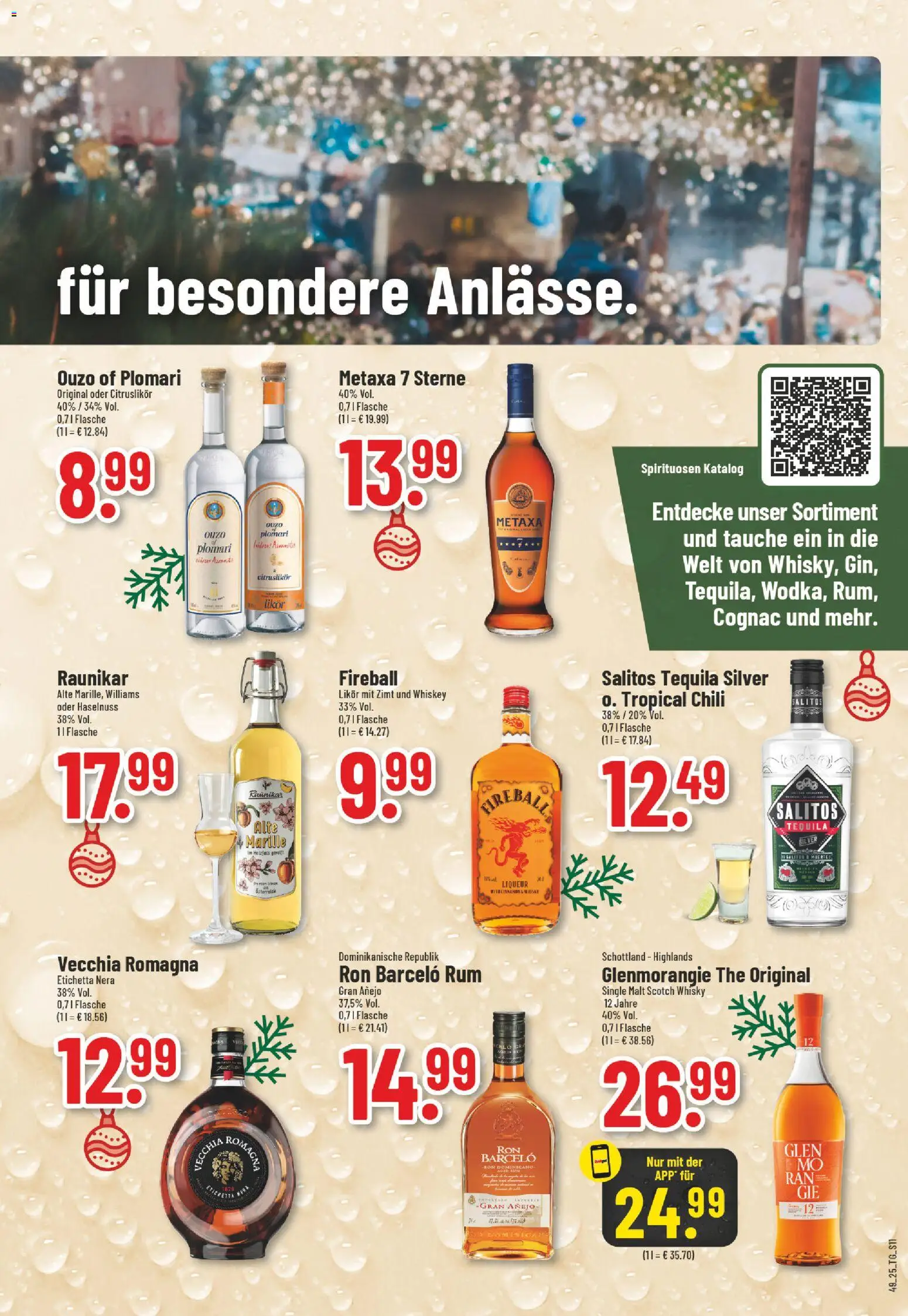 Trinkgut Prospekt – gültig ab 01.12.2025 | Seite: 11 | Produkte: Metaxa, Tequila, Chili, Ouzo plomari
