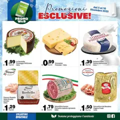 Anteprima del volantino Elite Supermercati Promo Web catalogo valido a partire dal 05.12.2025 | Pagina: 5 | Prodotti: Petto di Pollo, Pancetta, Formaggio, Tomino