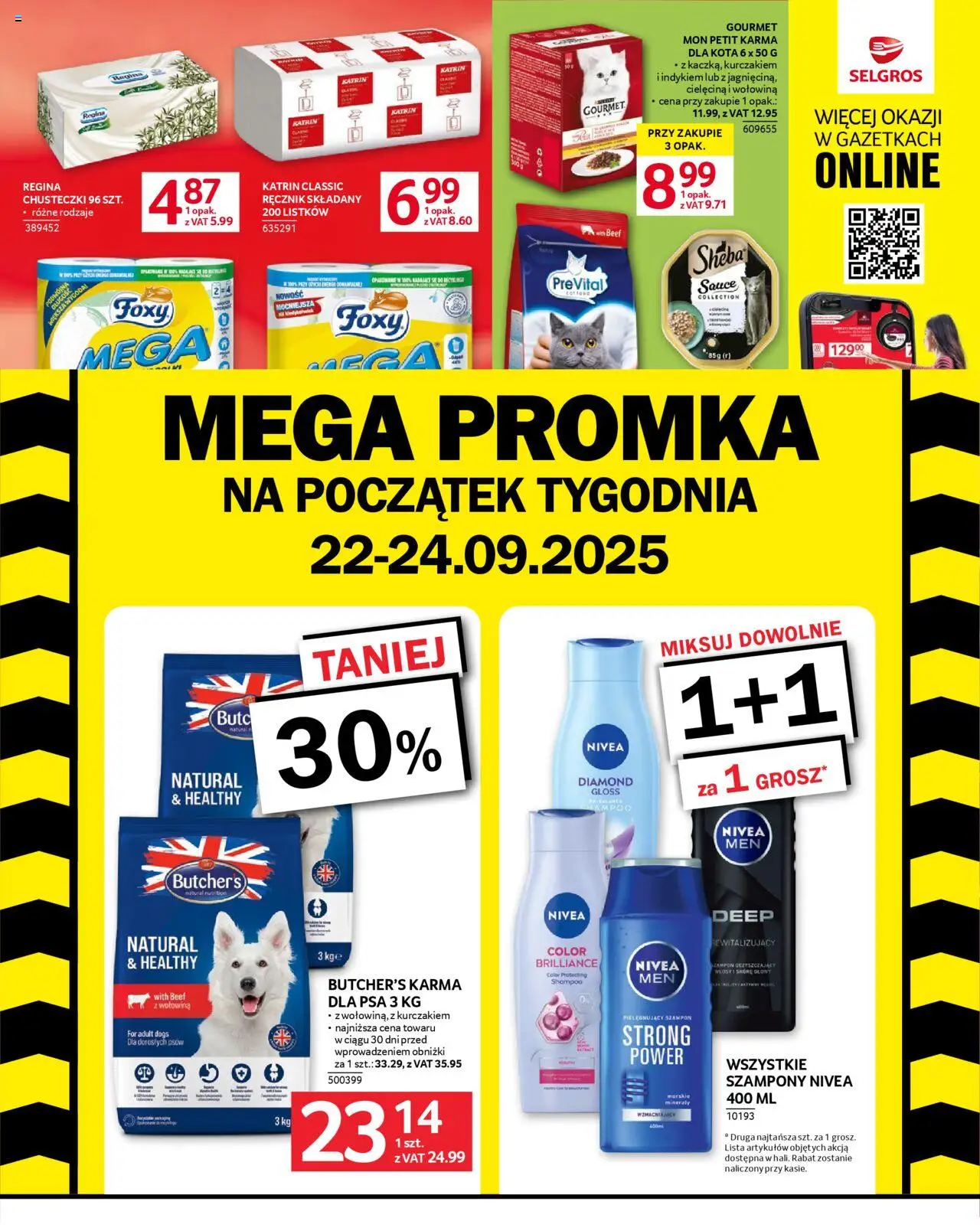 Selgros cash&carry Gazetka od 11.09.2025 | Strona: 31 | Produkty: Karma dla kota, Szampon, Wołowina