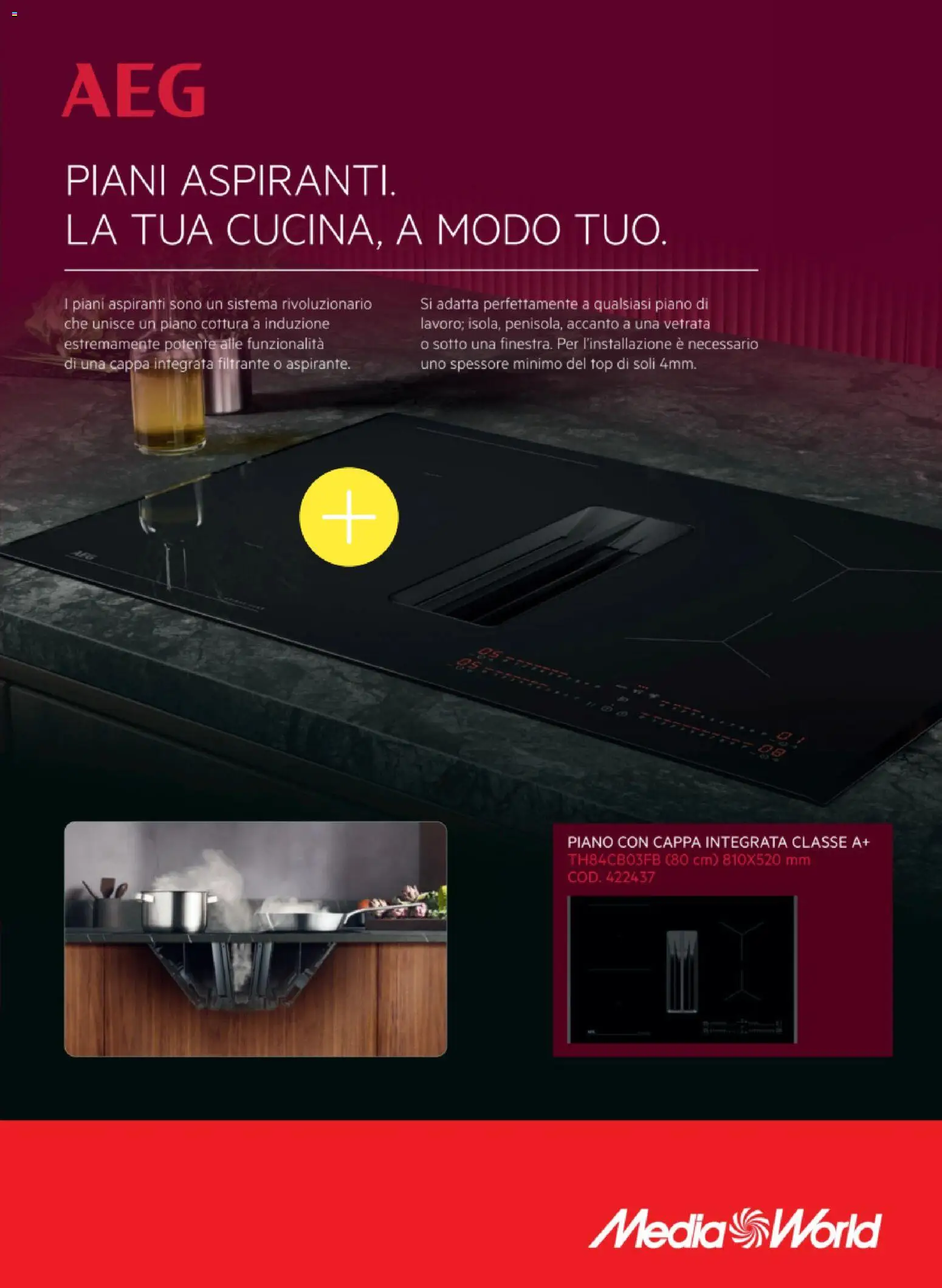 Volantino Media World del 25.11.2025 | Pagina: 9 | Prodotti: Top, Piano cottura