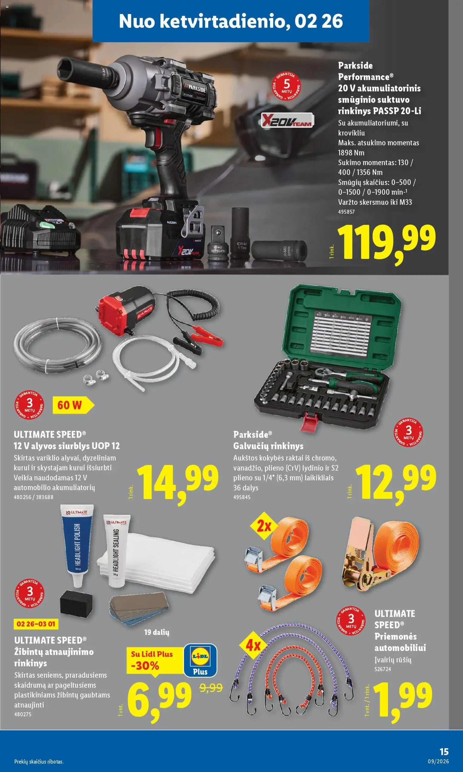 LIDL akcijos nuo 23.02.2026 | Puslapis: 15