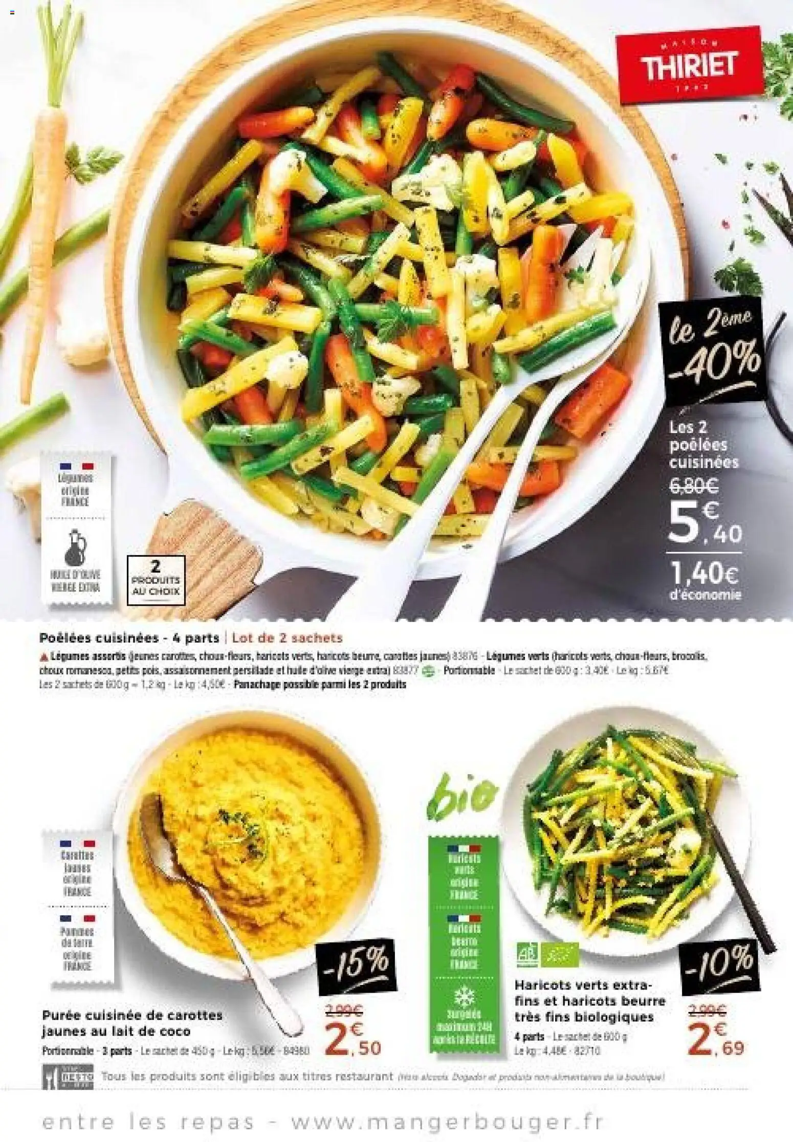 {H1} | Page: 13 | Produits: Haricots verts, Lait de coco, Lait, Beurre