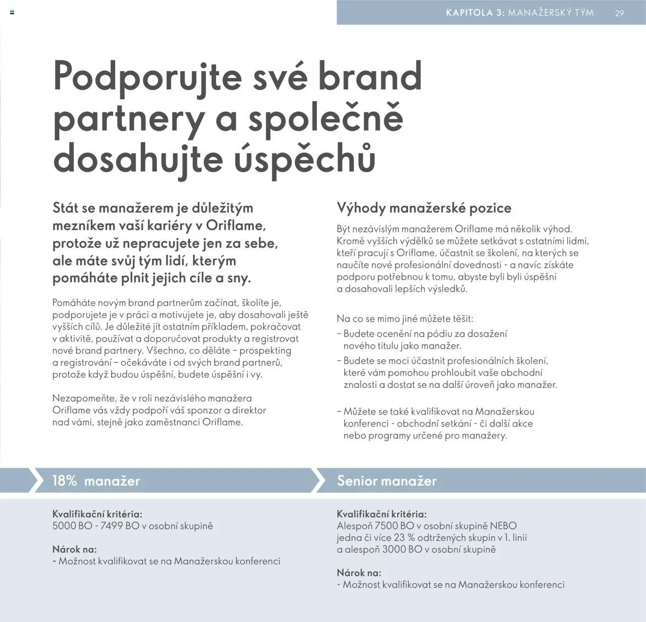 Oriflame katalog Plán odměn pro Brand Partnery od 10.04.2025 | Strana: 29