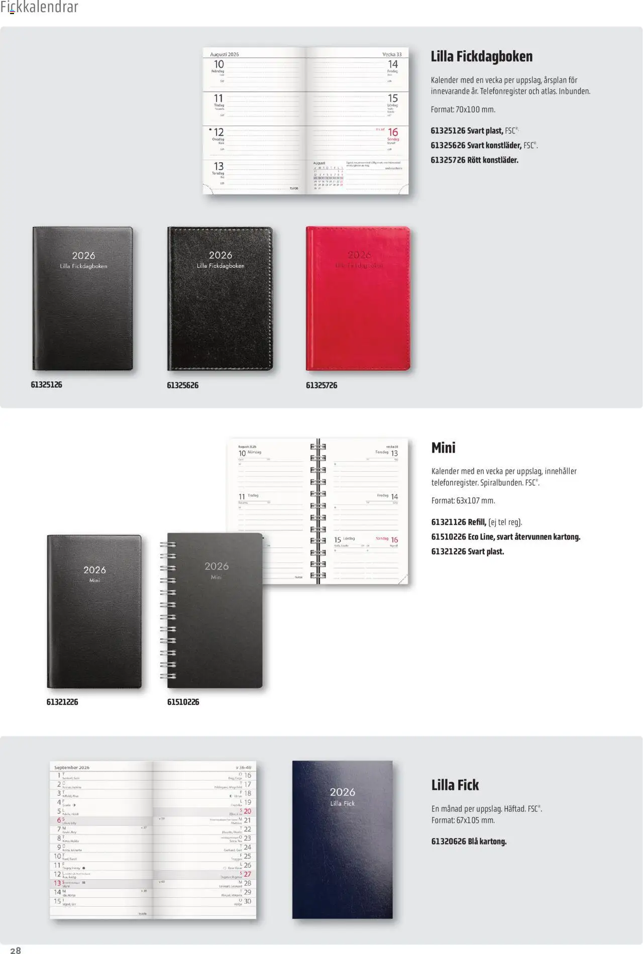 Office Depot reklamblad aktuell från 08.09.2025 | Sida: 28 | Produkter: Set, Kalender