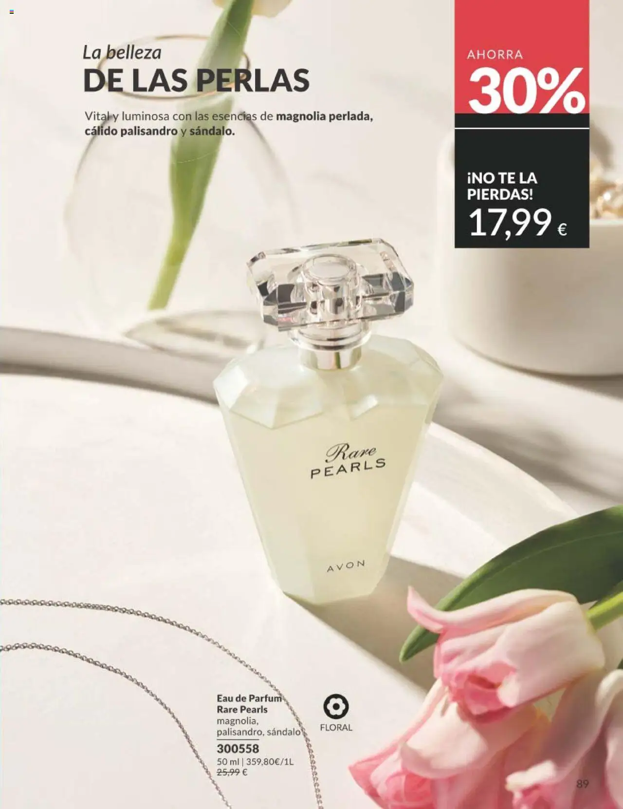 Catálogo AVON campaña 7 │ válido desde el 01.07.2025 | Página: 89 | Productos: Perfume, Té, Eau de parfum