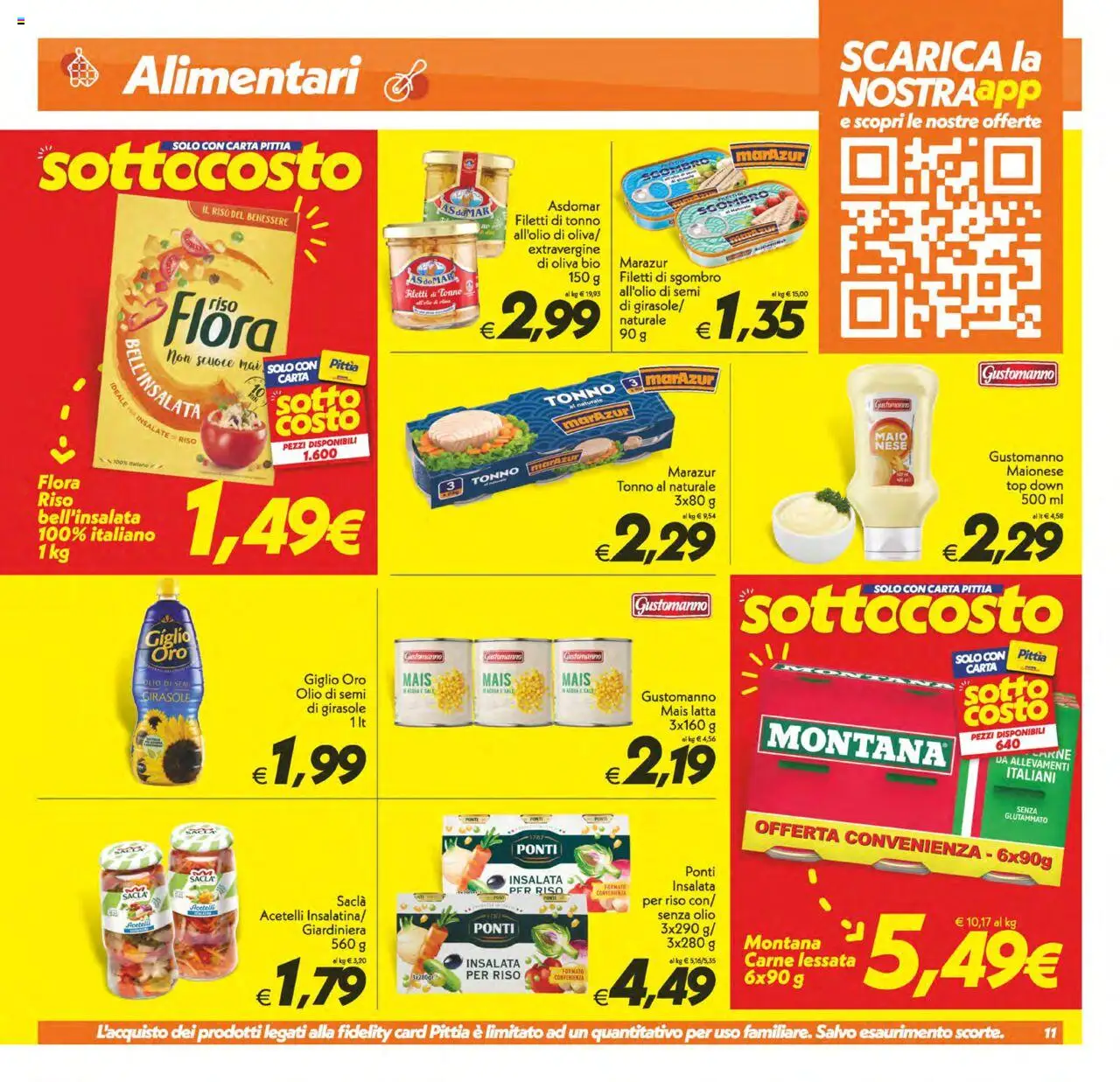 Volantino SuperConveniente del 24.07.2025 | Pagina: 11 | Prodotti: Riso, Olio, Top, Mais
